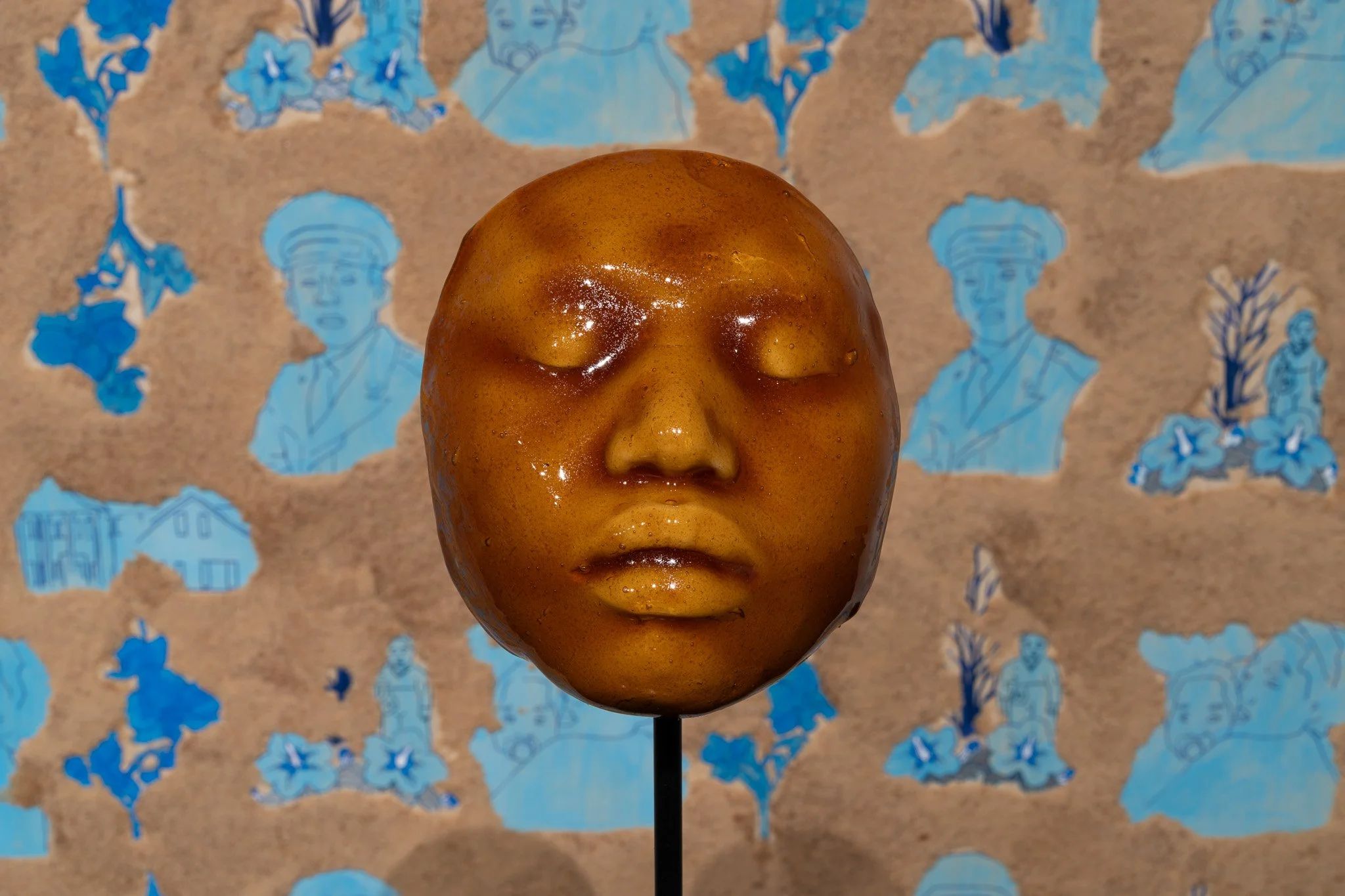 LaRissa Rogers,  Textures of Enfleshment (a silent viewer) [detail] , 2023