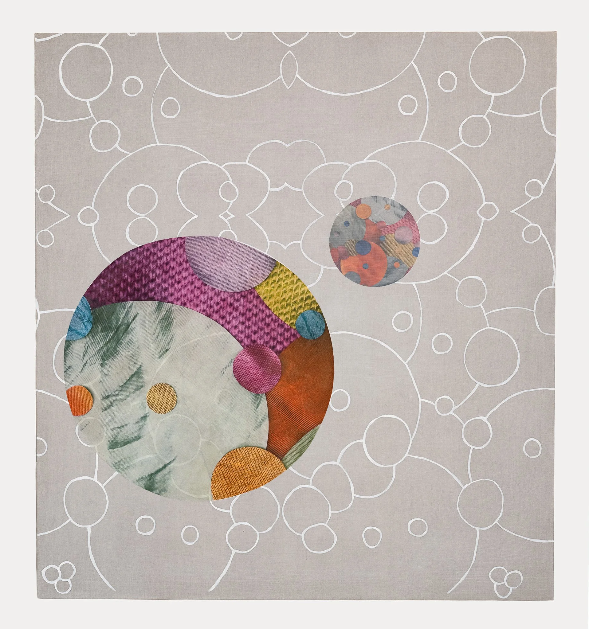 Annette Lawrence,  Conjunction #1 , 2026, acrylic on linen

