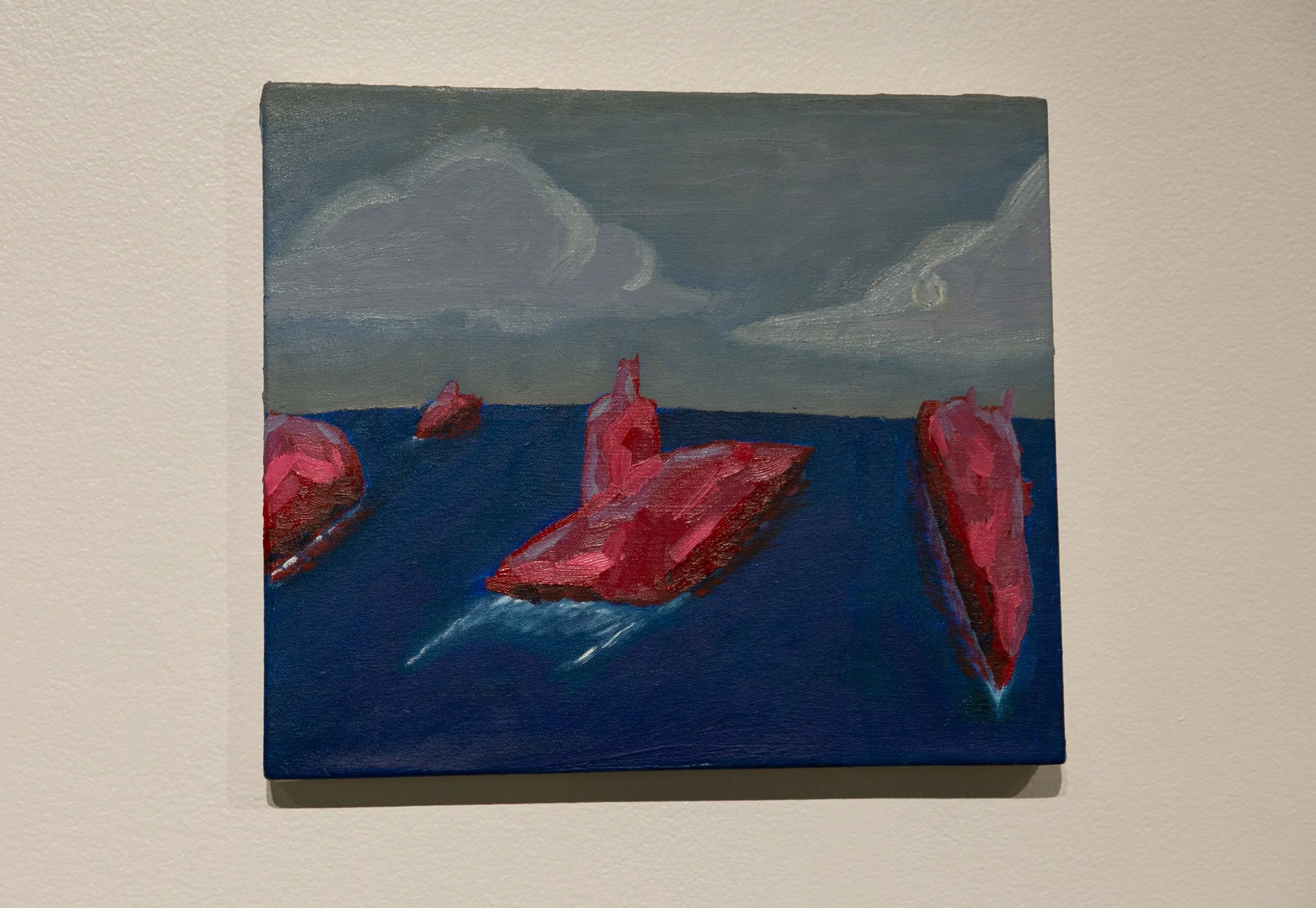 Coco Bañuelos Alvarez,  Weight , oil on canvas
