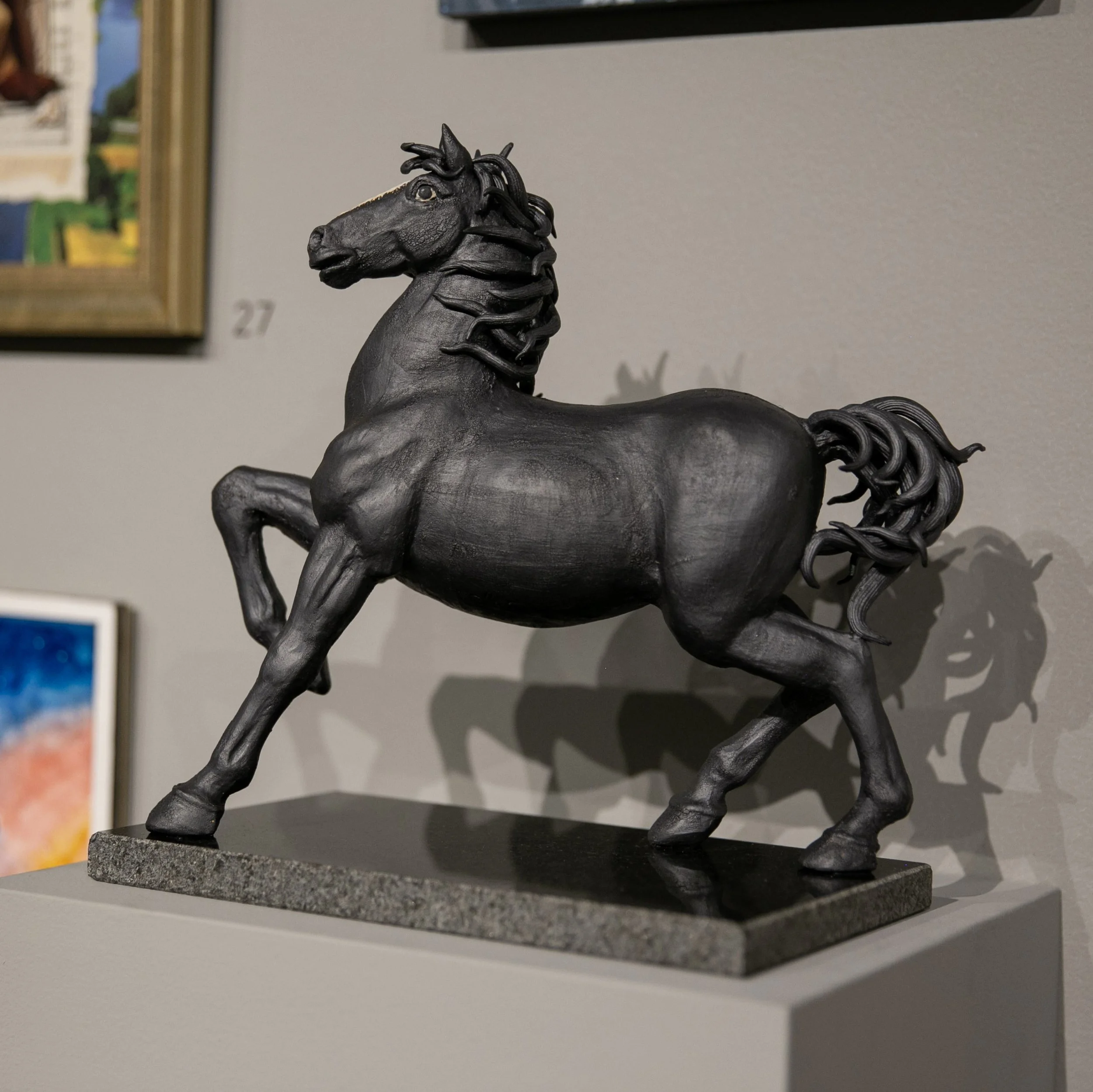 Fourth Place Community Choice Award: Chialing Hsieh,  Freedom in the Wind , oxide-based ceramic 