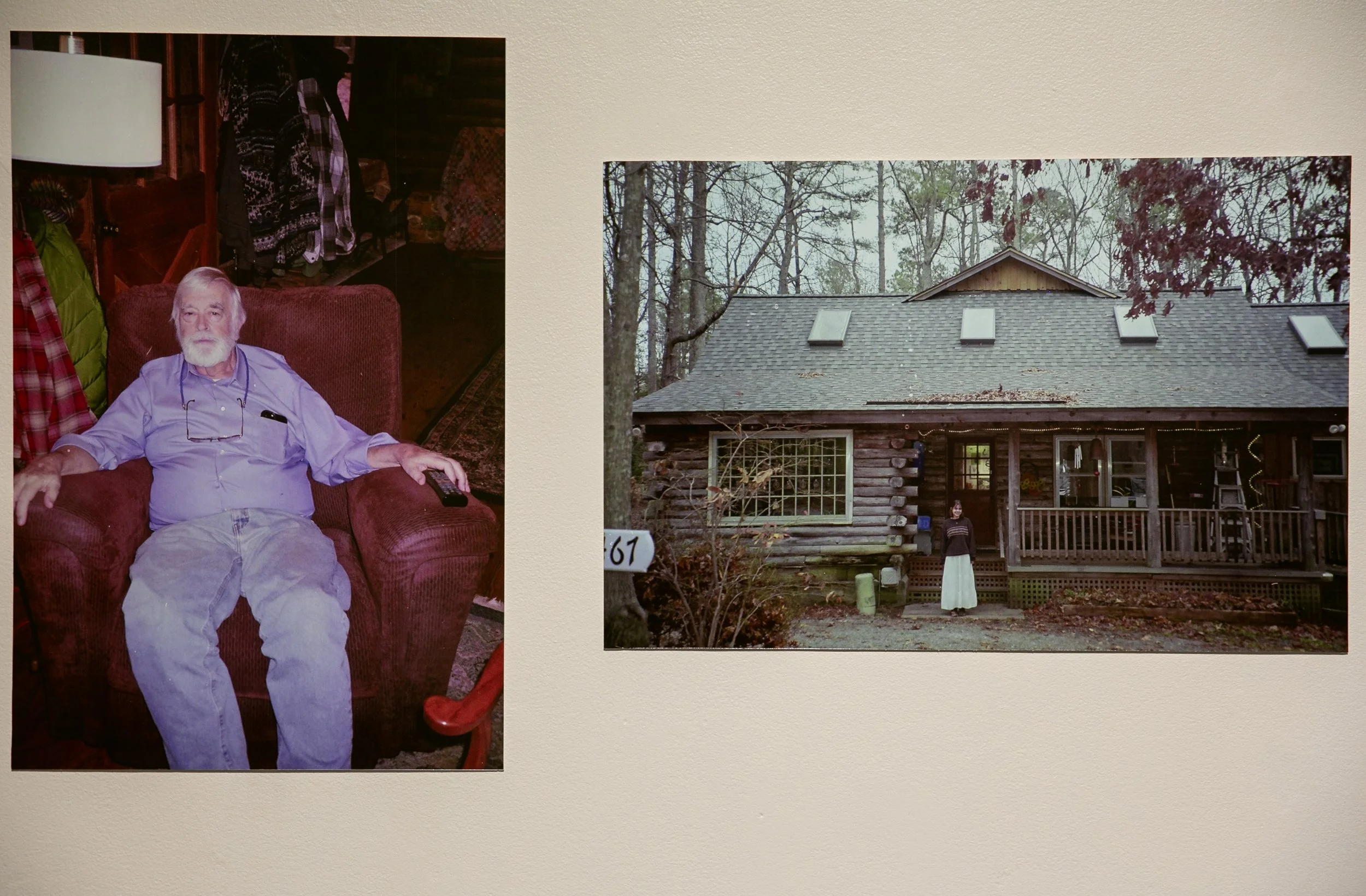 Jai Spicer,  Pop and His Cabin , photograph
