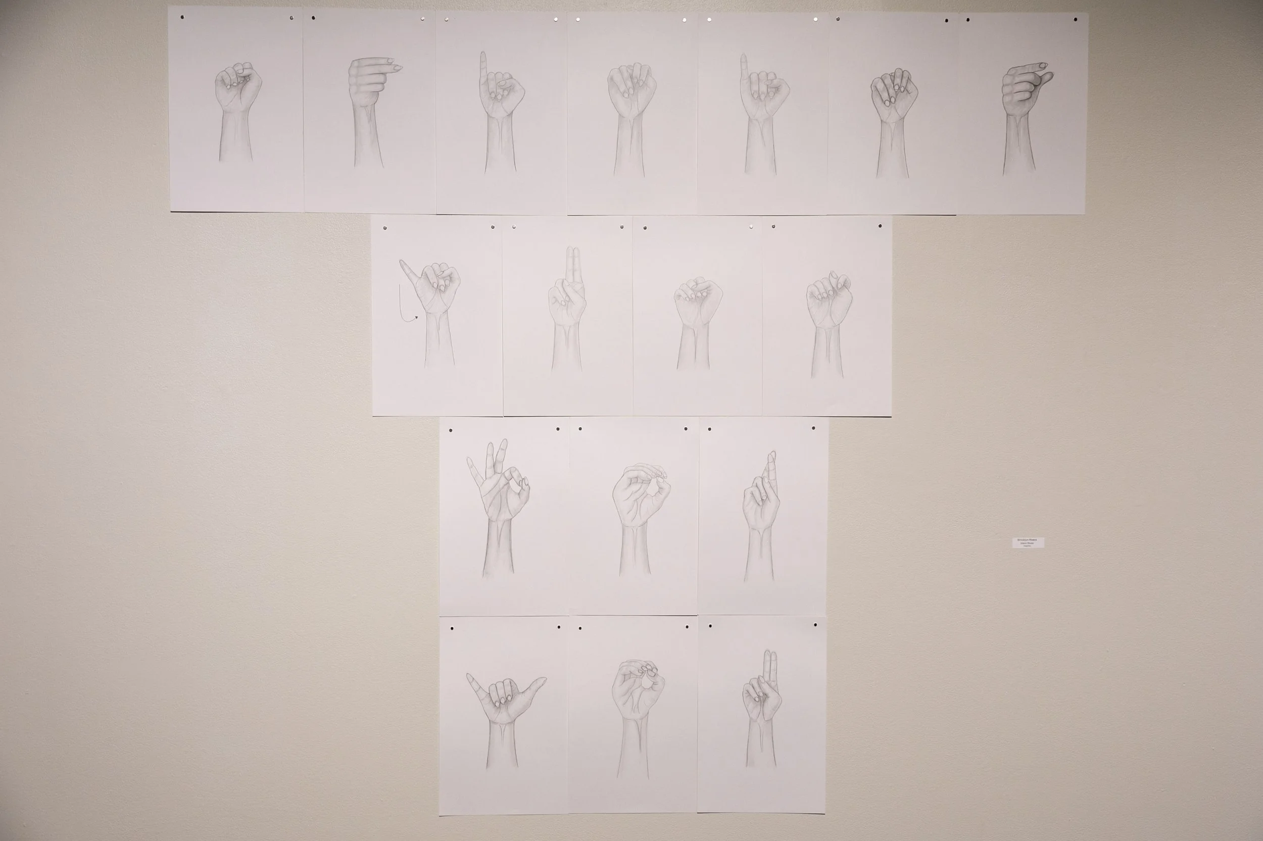 Brooklyn Rivera,  Silent Music , graphite
