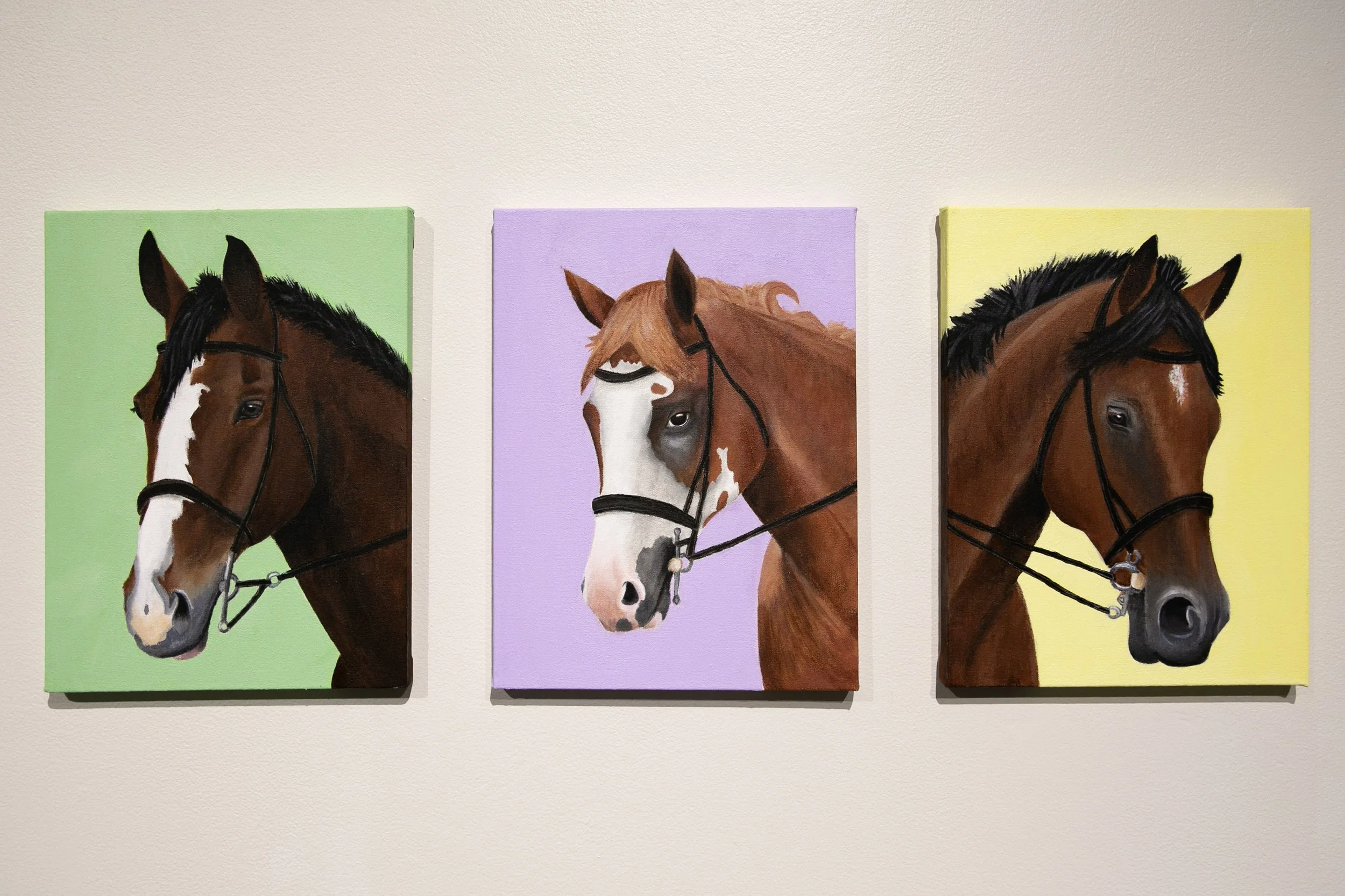 Brooklyn Rivera,  Breezy Rock Stables , acrylic on canvas
