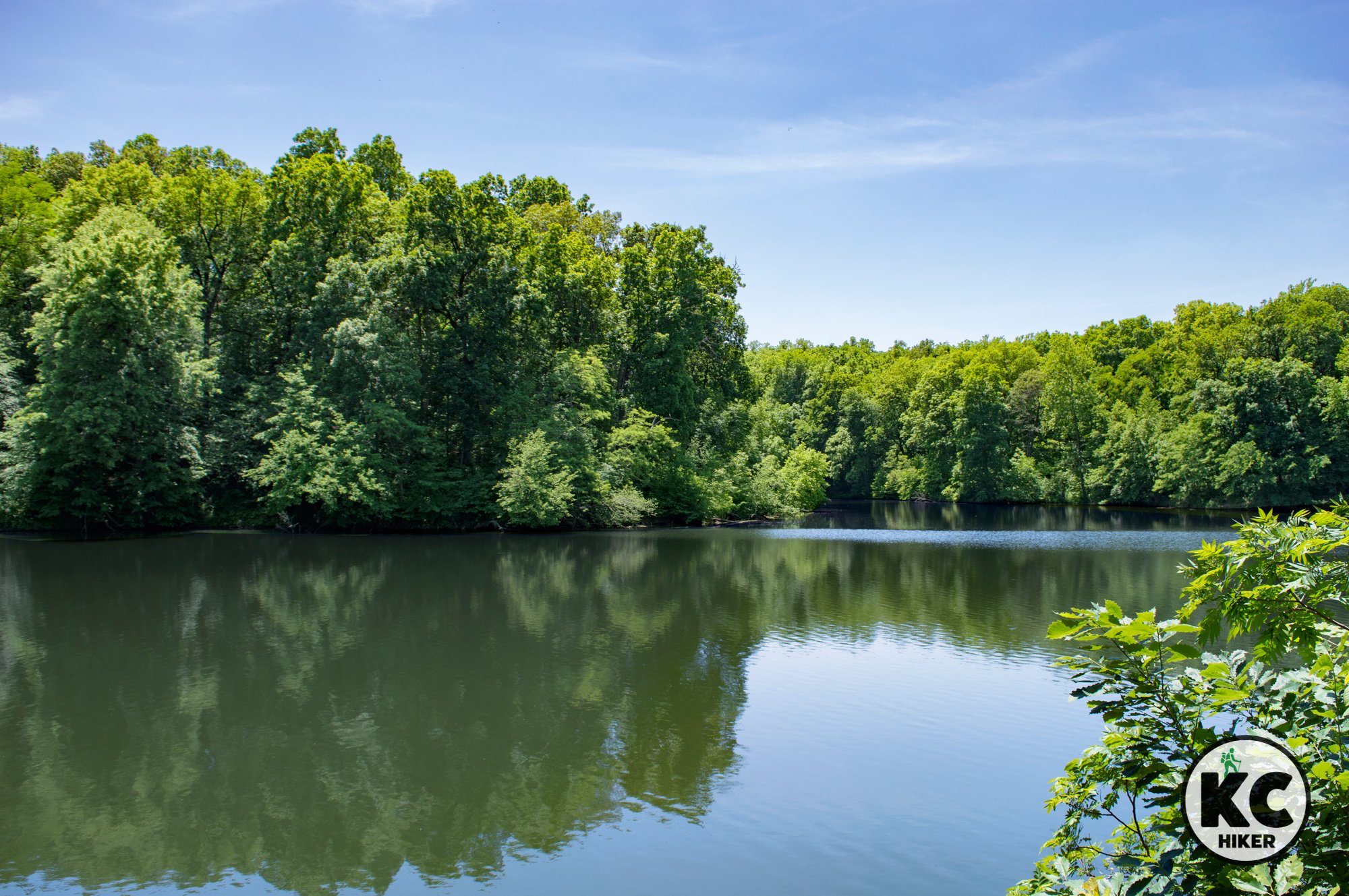 Van Meter State Park: An island of green among fields of gold