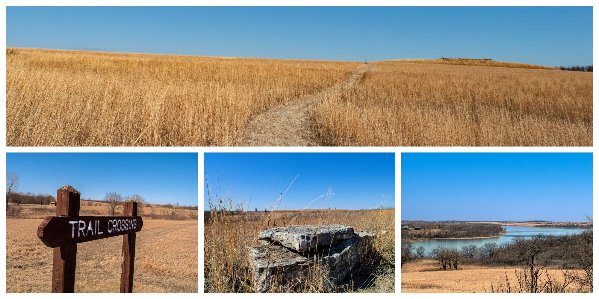 Eisenhower State Park straddles the Flint Hills and a miles of water