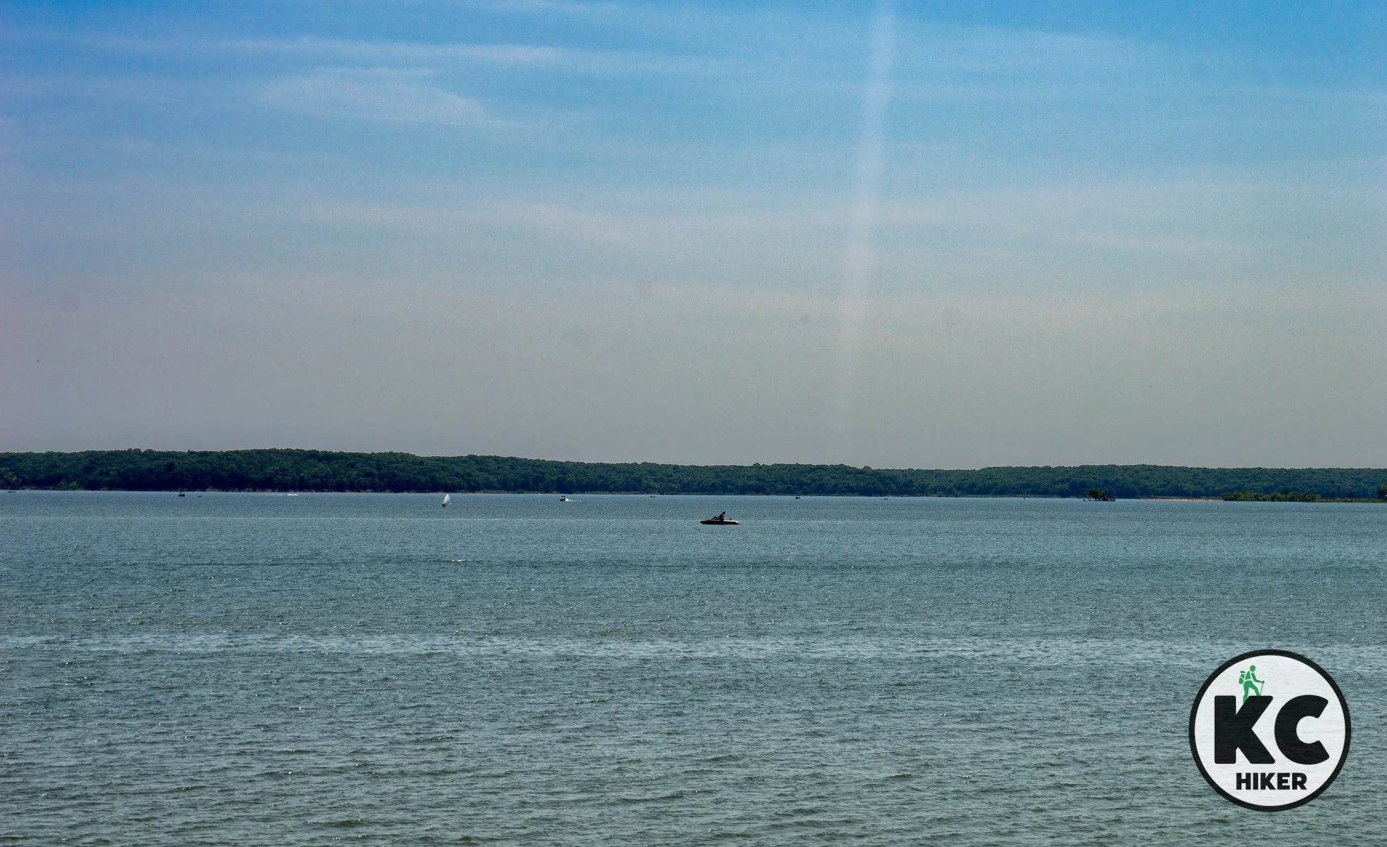 Explore the rugged north shore of Clinton Lake 