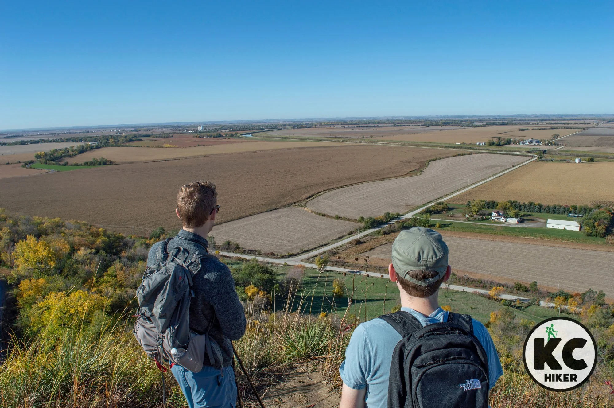 Brent’s Trail rises high above the plains of western Iowa