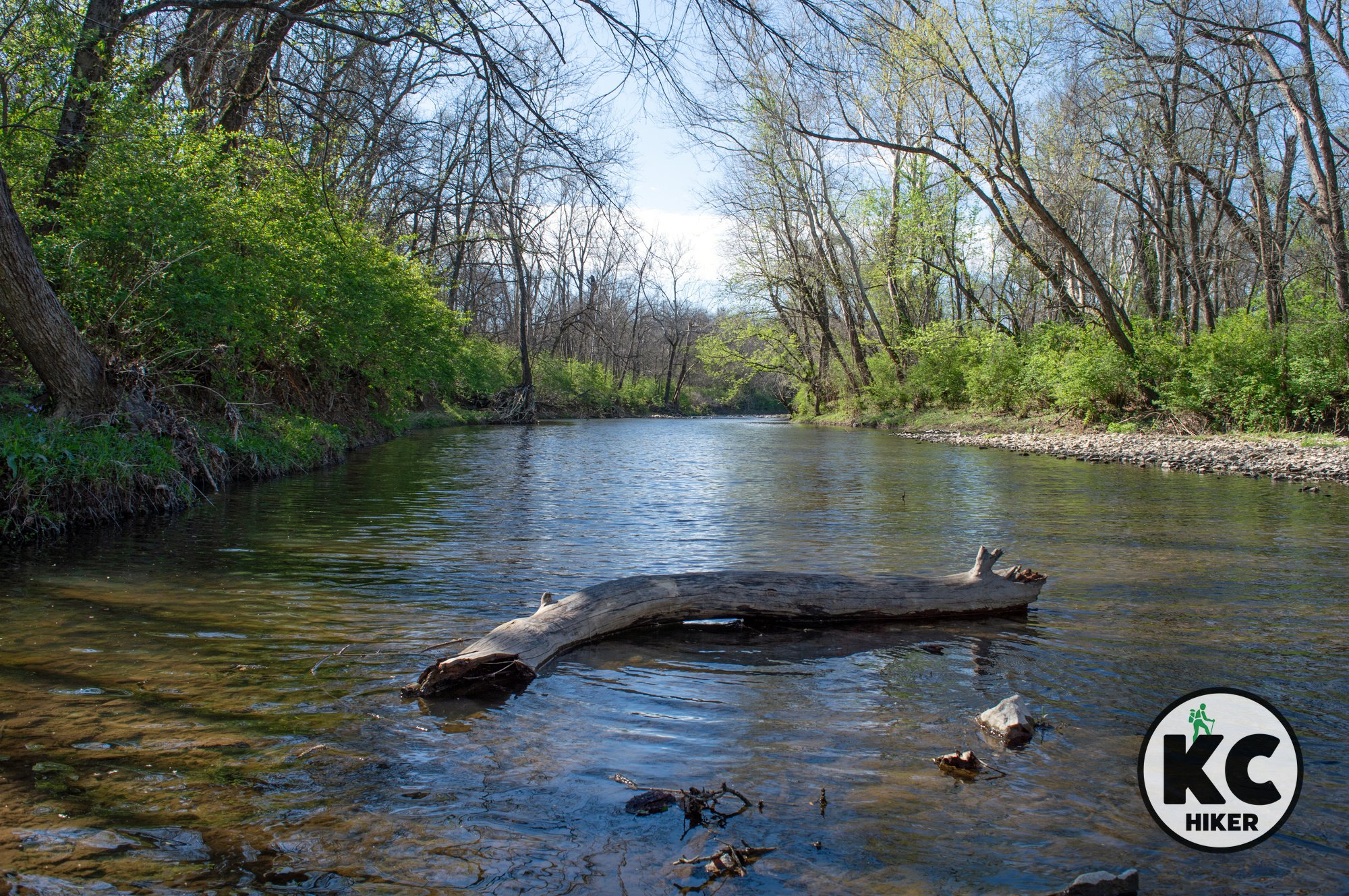 The Blue River Parkway single-track trail in South Kansas City, Mo.