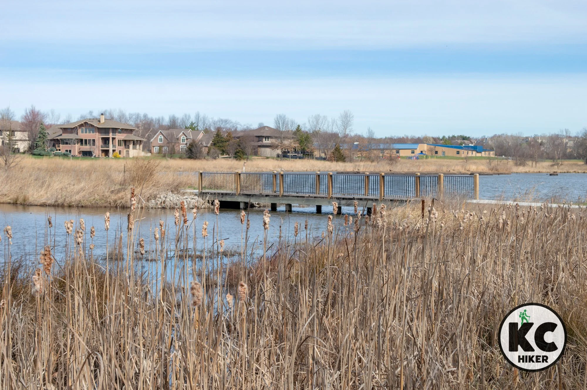 The Blue River Streamway Trail in Overland Park, Kansas