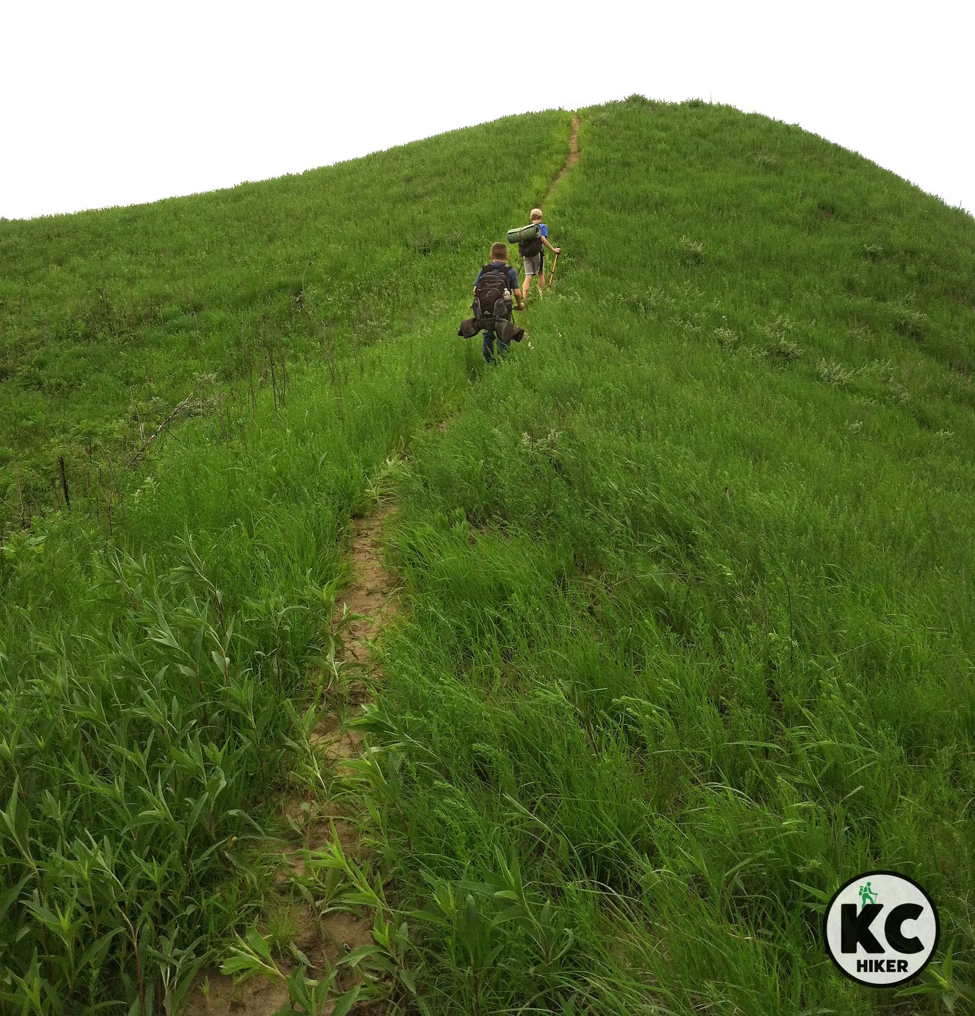 A vertical hike at Hitchcock Nature Center in Iowa