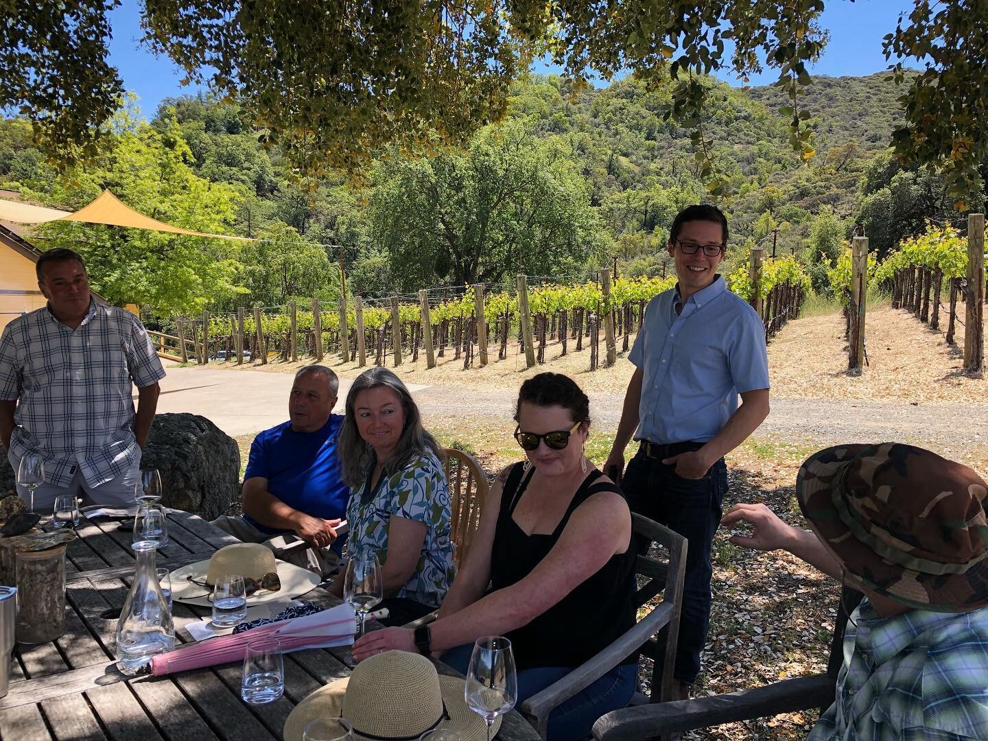 First asado ✔️🙌 such a wonderful event this past Saturday. Great to host many new and long time friends at the estate. The Argentine inspired menu paired perfectly with our Spring release wines. Rico mastered the grill to everyone&rsquo;s enjoyment.