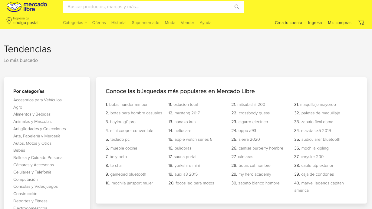 Como encontrar los artículos más vendidos en MercadoLibre — Creizer