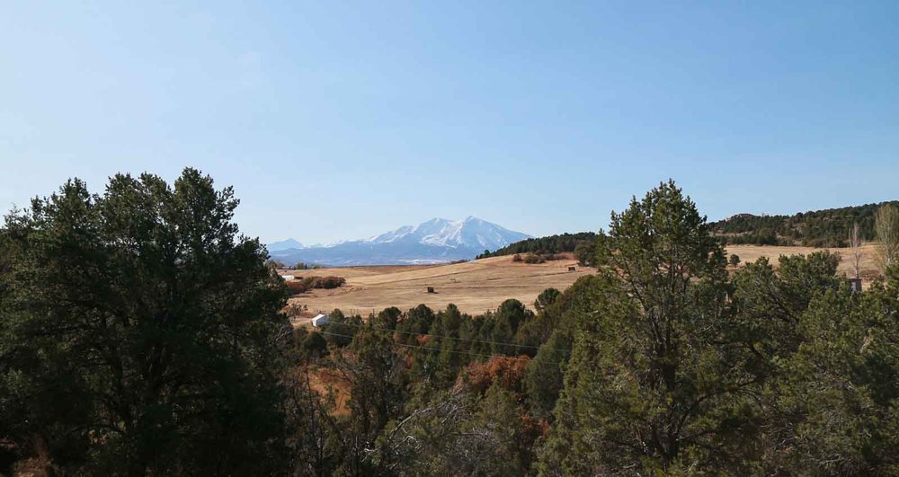 view of Mt Sopris from property