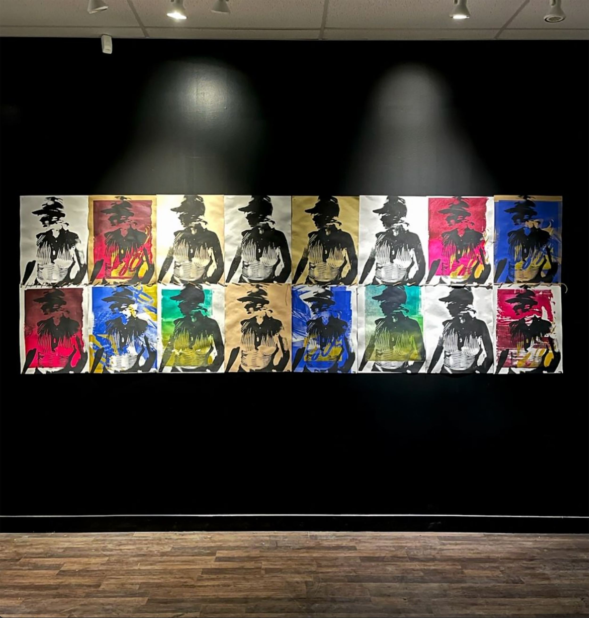 Zakia Rowlett, Colorful Aura, 8ftx2ft.png