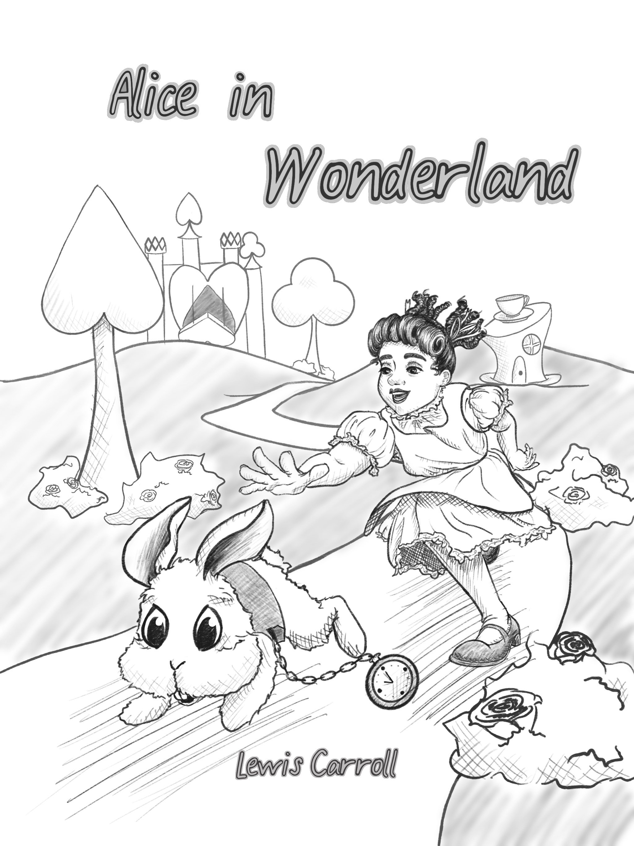 Sample cover art--sketch package