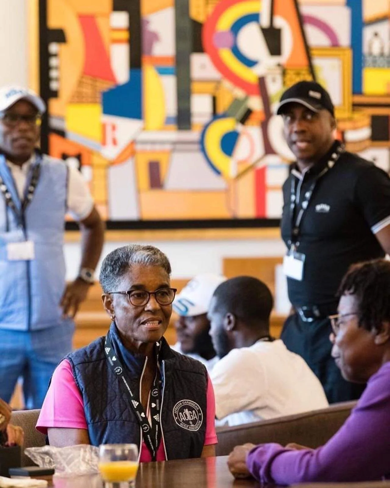 Some of golfers enjoying the @blackbritishgolfers event.  We love to golf, we love to laugh, we enjoy our friendships #blackgolfers #british #acga #society #golf