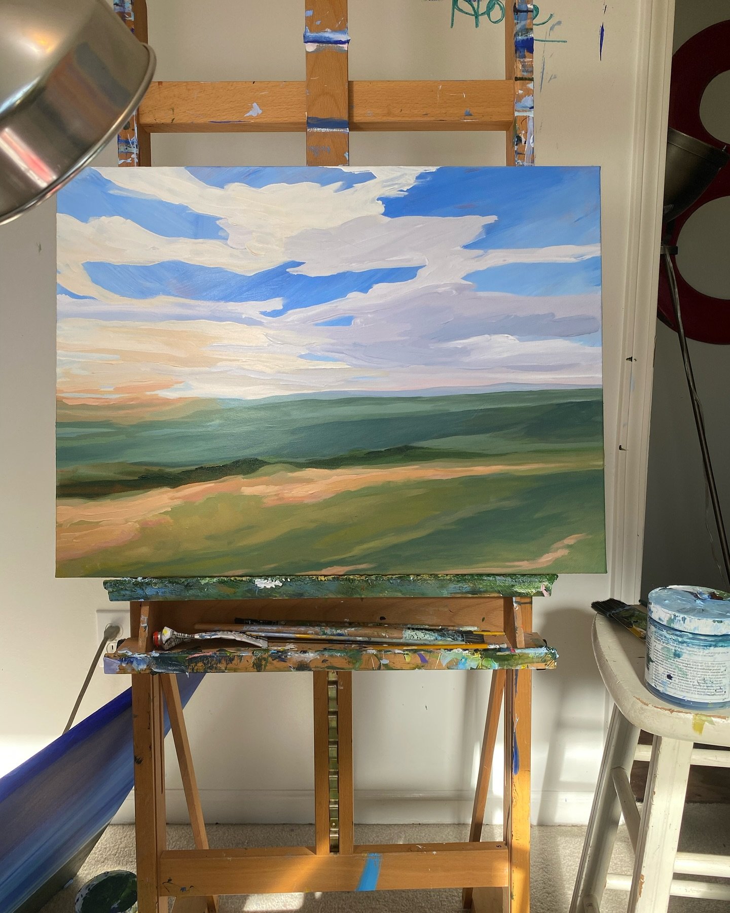 Painting what I want not what I should makes a difference. I know when you paint for a living there is a tension between the two but I&rsquo;m finding we have to navigate tension in everything we do and it&rsquo;s not a bad thing, it just is. Balance