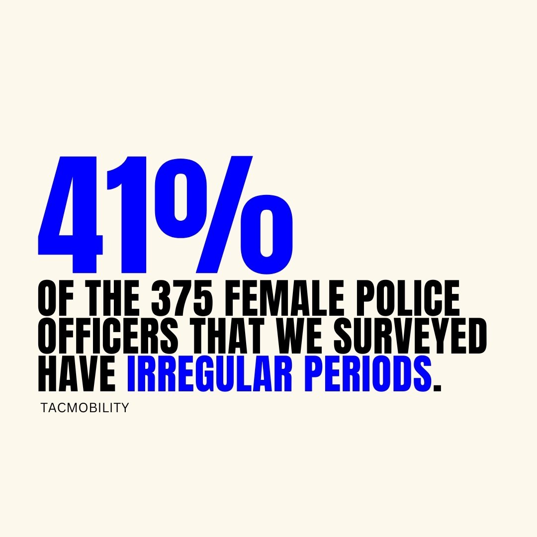 Yikes bro. Is your stress impacting your monthly cycle? 

Tomorrow at 12p PST, TacMobility is hosting a free webinar for women police. We're going to dive into some of the additional stressors that female law enforcement officers are facing PLUS teac
