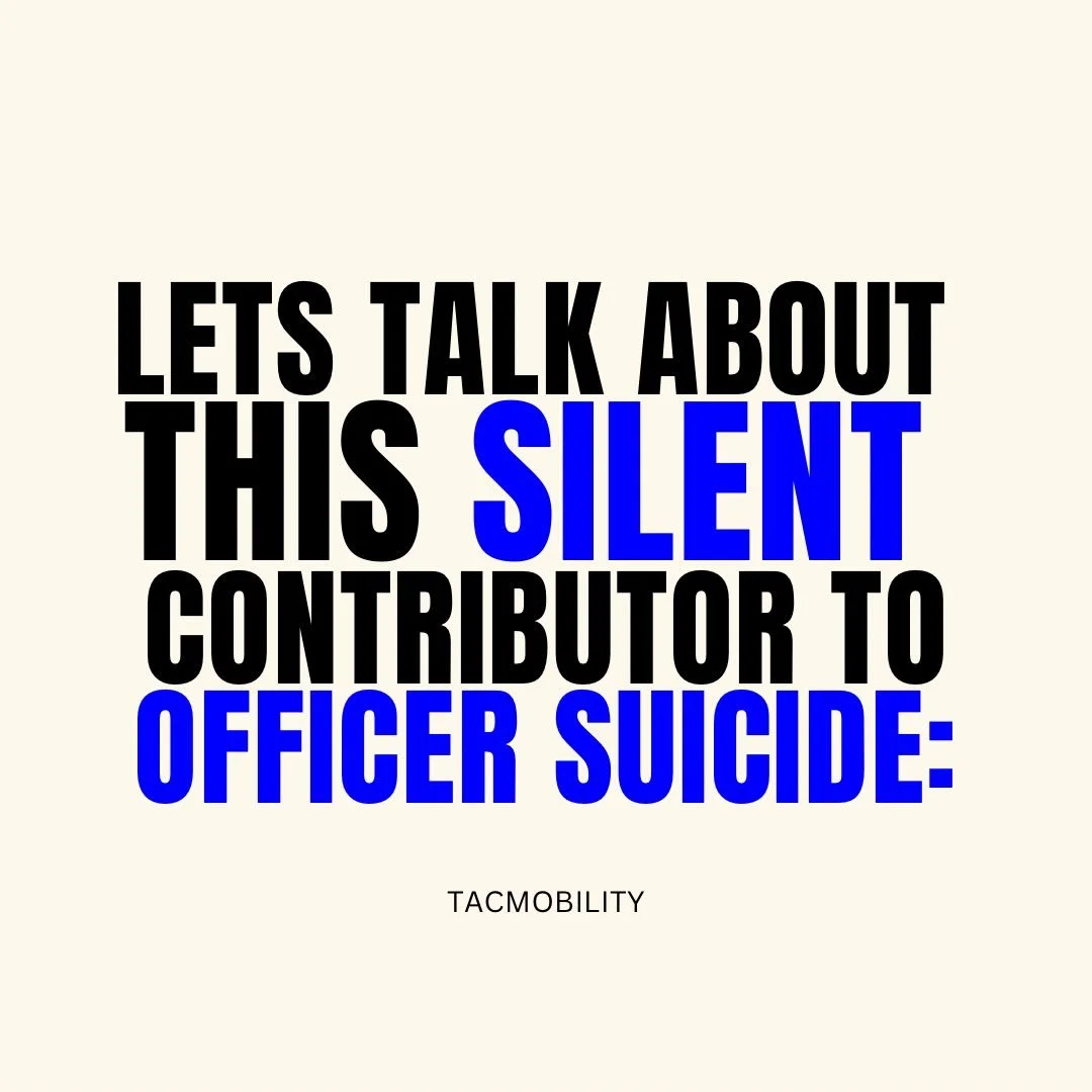 Silence can be loud AF.

So is being left alone after the worst call of your career.
So is walking into briefing and the room goes quiet.
So is months of being iced out for a mistake.

We talk about trauma like it only comes from the street.
It doesn