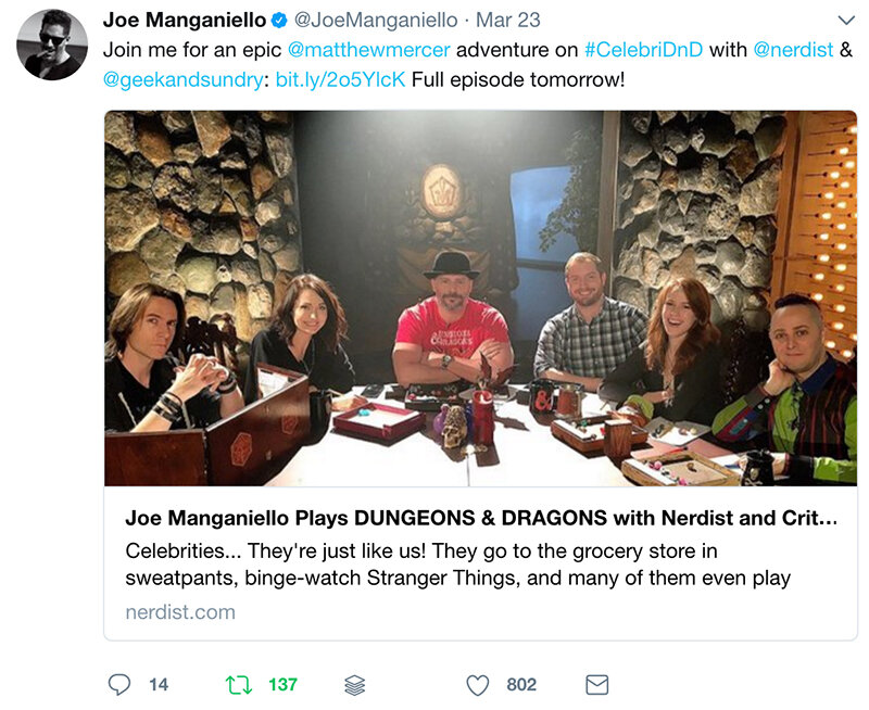 Joe Manganiello Promotion