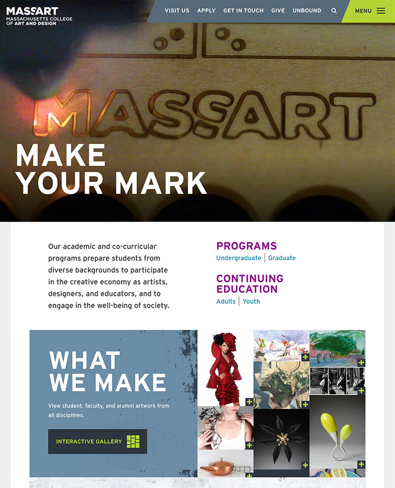 MassArt Website