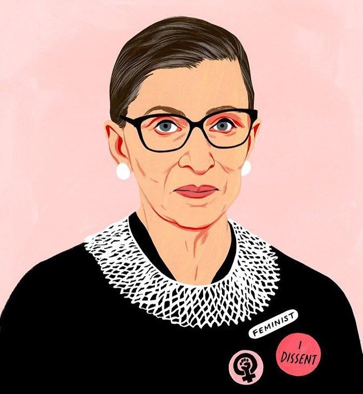 In remembrance of Supreme Court Justice Ruth Bader Ginsburg who made historic strides for gender equality in our country. She inspires us to be champions of change and to continue to fight for individual confidence, equality, and empowerment. &ldquo;