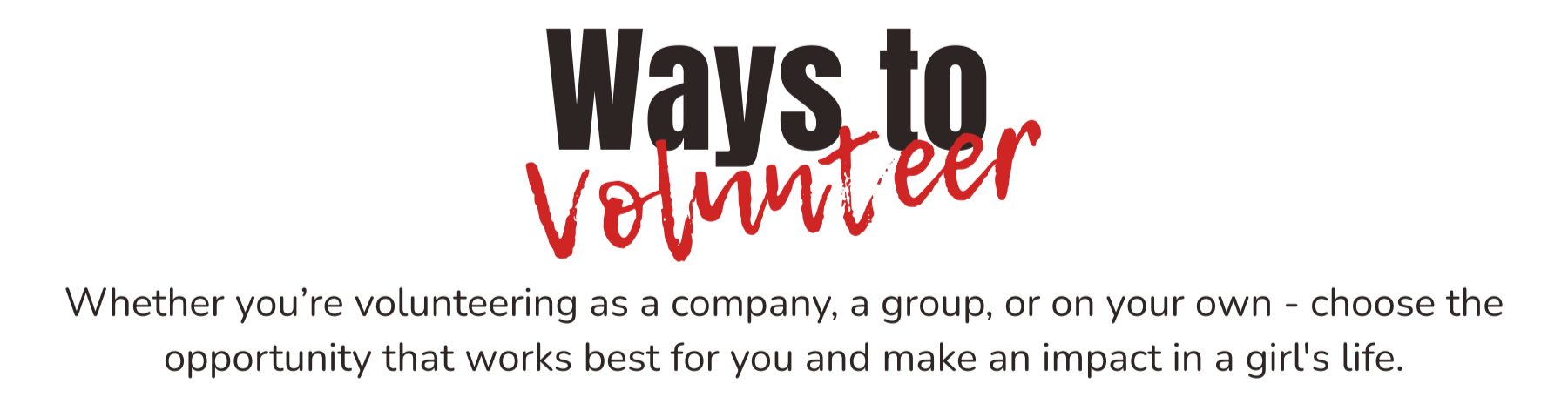 Volunteer with a charity to make your nonprofit contribution through volunteering