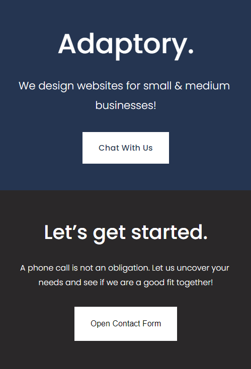 Landing Page - Remove Nav - SquareSpace 7.1