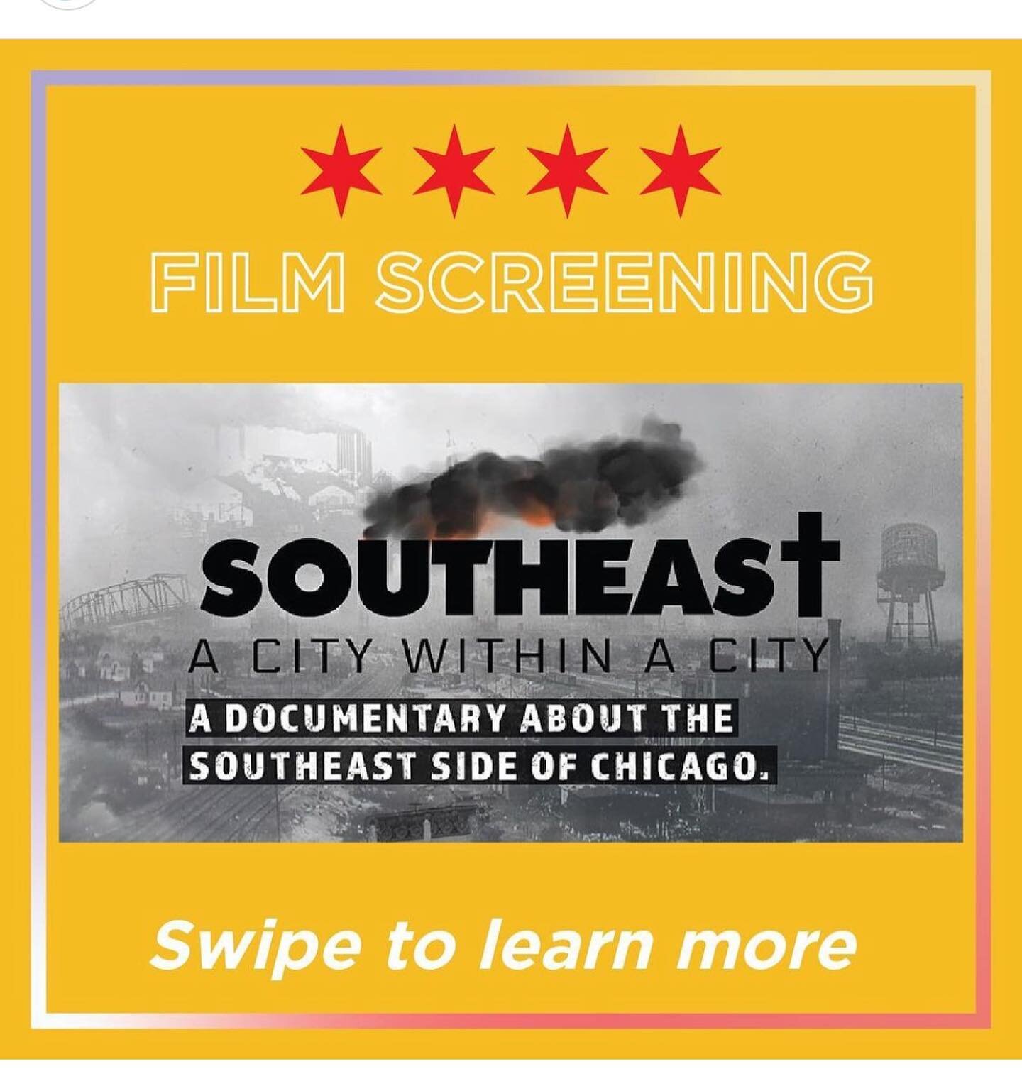 SWIPE &gt; for info! 

Major shout out to @chicagostudies 
There is another opportunity to see a screening of @acitywithinacity for the community, for Chicago. 

On April 10th at The Logan Center apart of the University of Chicago. 

Register at the 