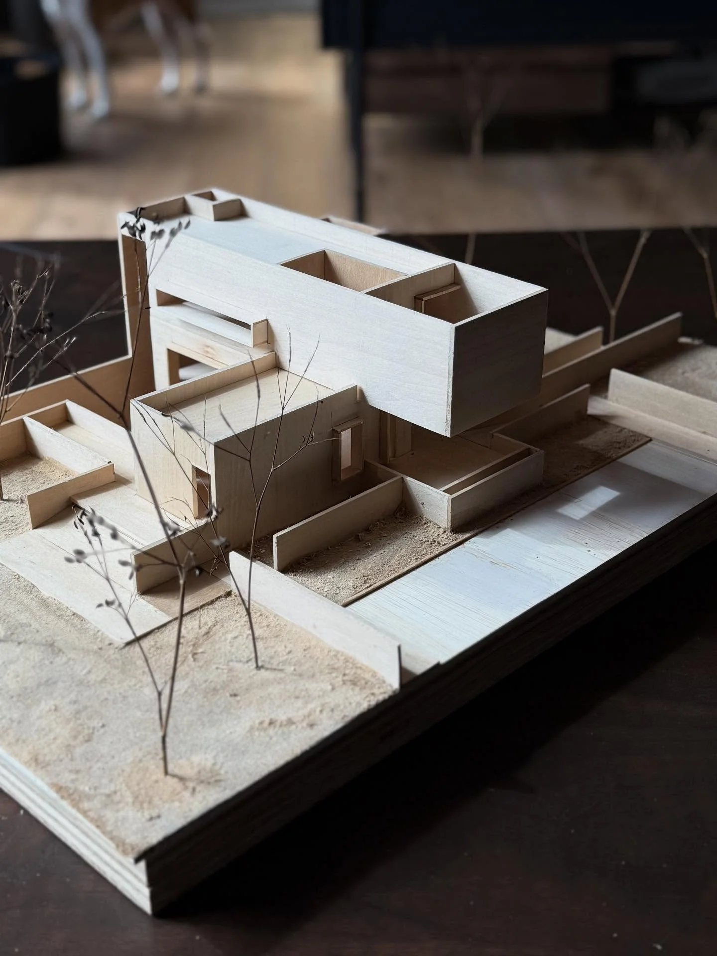 Model making continues to be an essential part of our design process. Its physical nature allows us to explore and test boundaries.