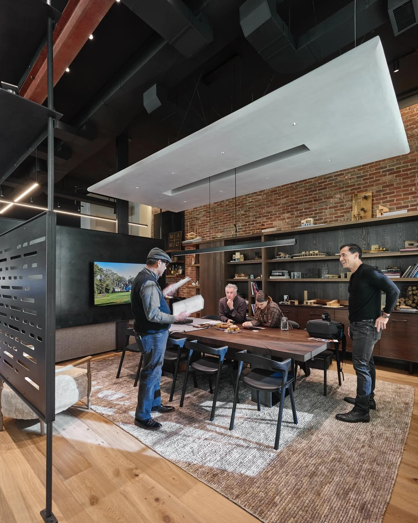 I wanted to share these images that capture a working day at our studio.