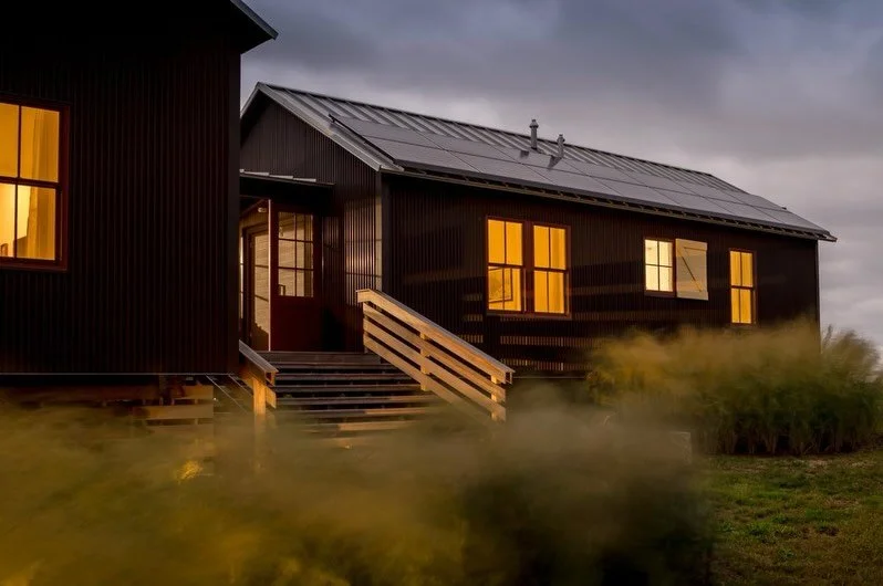 The landscape comes first-
open meadow, coastal wind, distant water.

Architecture follows with simple forms and long thresholds that extend living outward. 
#coastaliving #buzzardsbay #beachhouse