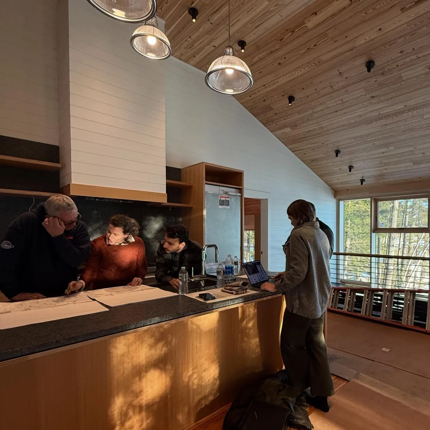 Second phase coordination meeting for our lakeside camp.

Aligning structure, envelope, and interiors to ensure the next round of work builds on the clarity of the first.  #lakehome #lakesidearchitecture #cabin