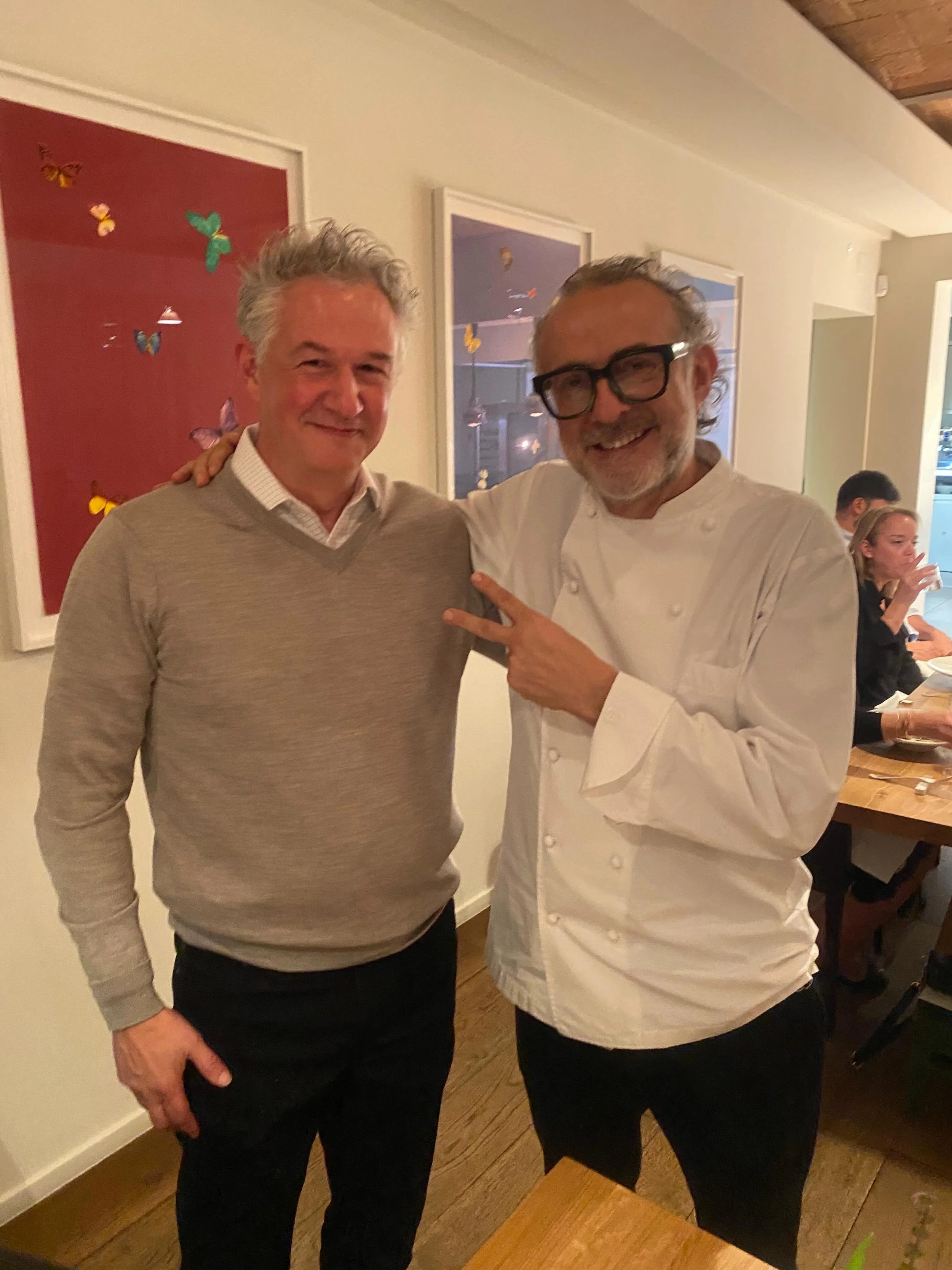 Celebrating my 60th birthday with Massimo and Lara at their beautiful villa in Italy

Massimo&rsquo;s philosophy of transforming memories, emotions, and life experiences into something entirely new through food has been a profound inspiration behind 