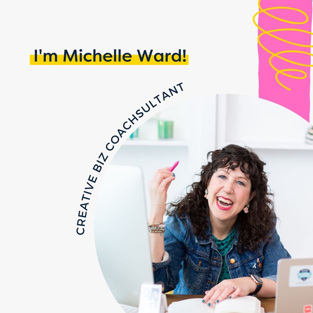 HELLO! 👋 I&rsquo;m Michelle Ward (she/her), and if you're a creative looking to be your own damn boss with a sustainable, feel-good businesses...you're in the right place! 💼✨

Back in 2008, I decided to walk away from my lifelong dream of being on 