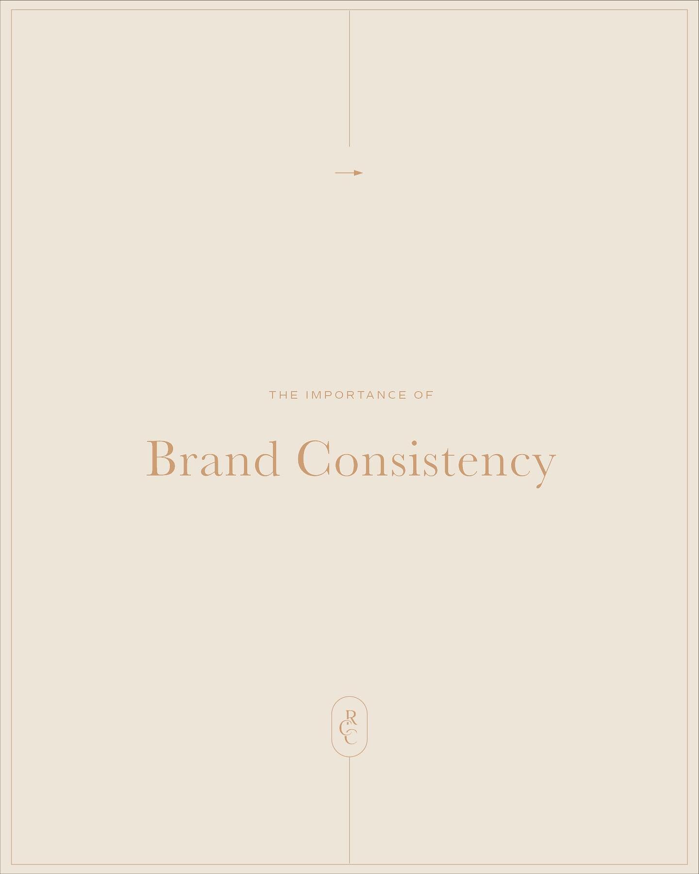 WHY IS BRAND CONSISTENCY SO IMPORTANT? ⤑

You probably hear a lot about &quot;staying consistent&quot; whenever you're exposed to branding/marketing content &mdash; but why is this so important for your brand?

First I want to make a note that consis