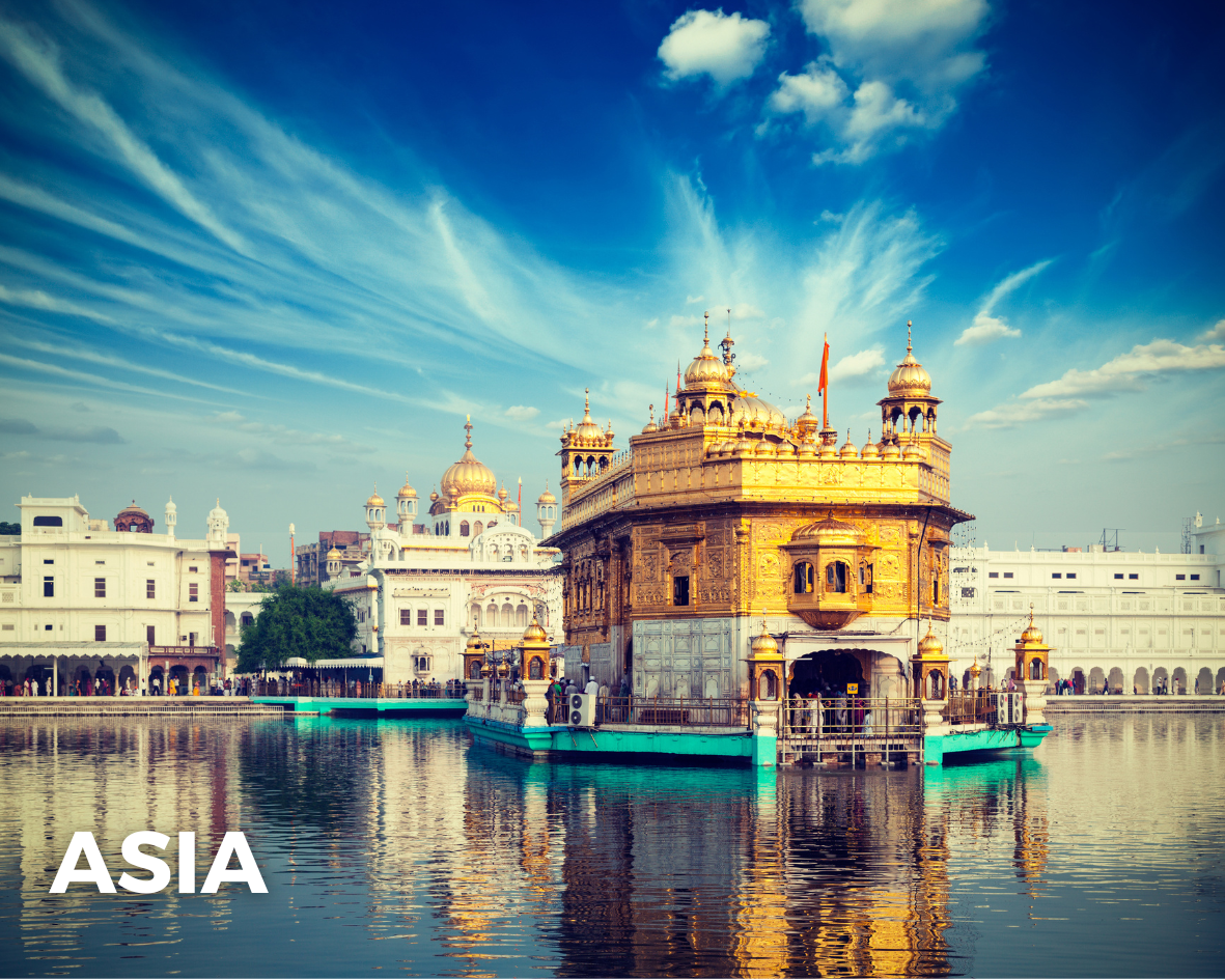The Golden Temple in Amritsar India