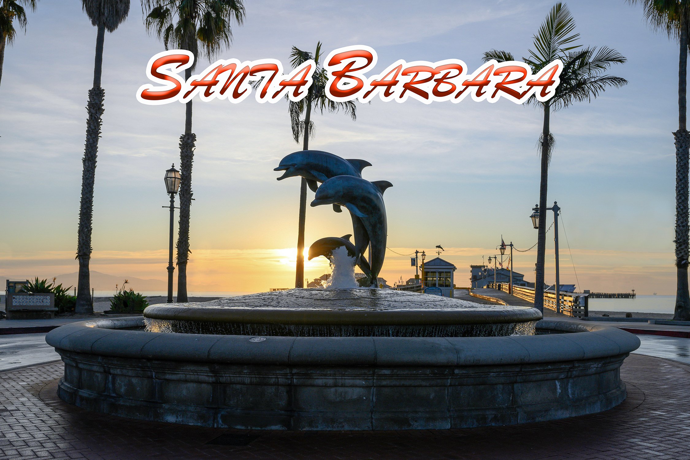 Dolphin Fountain SB
