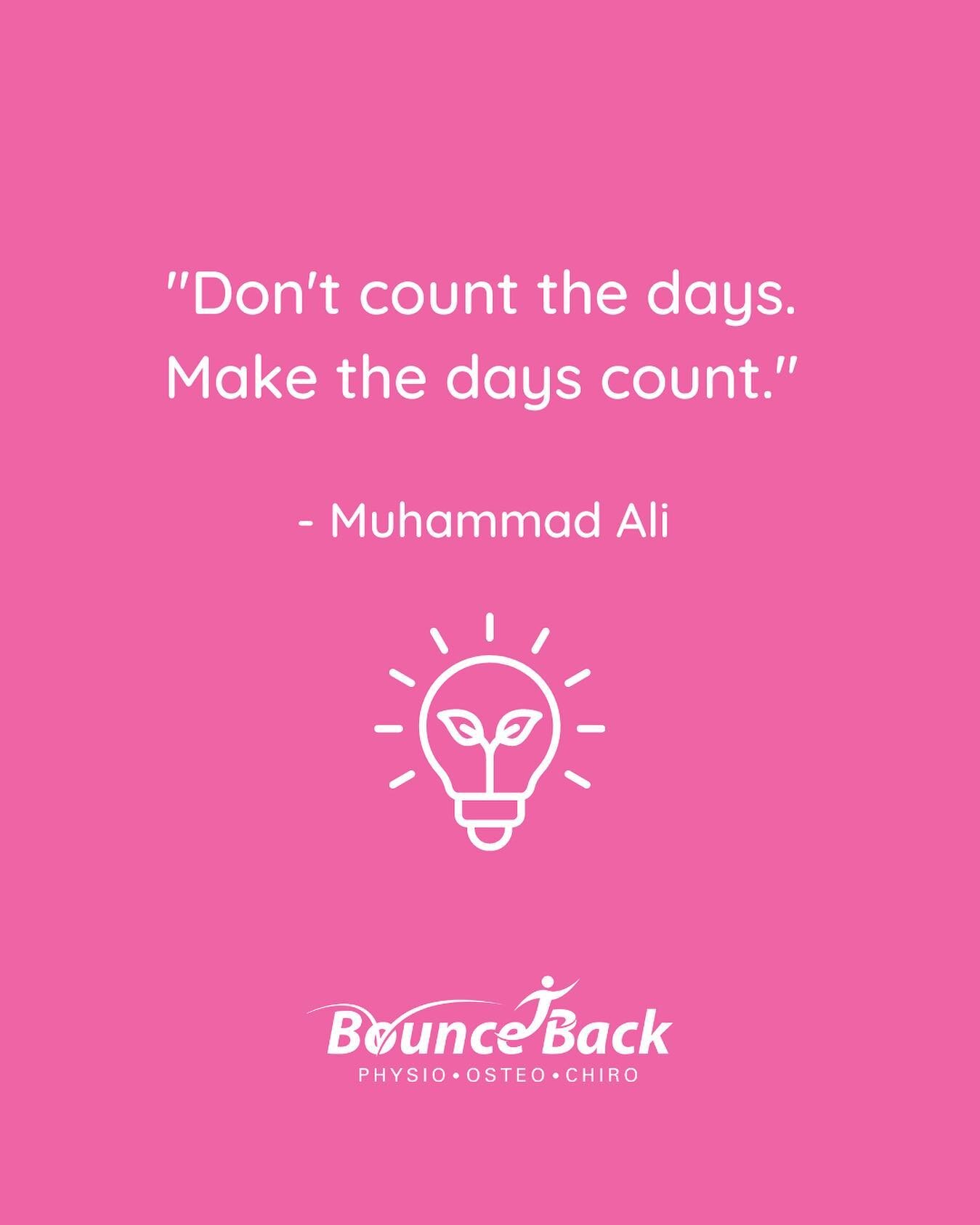 Here&rsquo;s some Monday motivation for you all! We hope you have a great week ahead ☺️

#bounceback2health