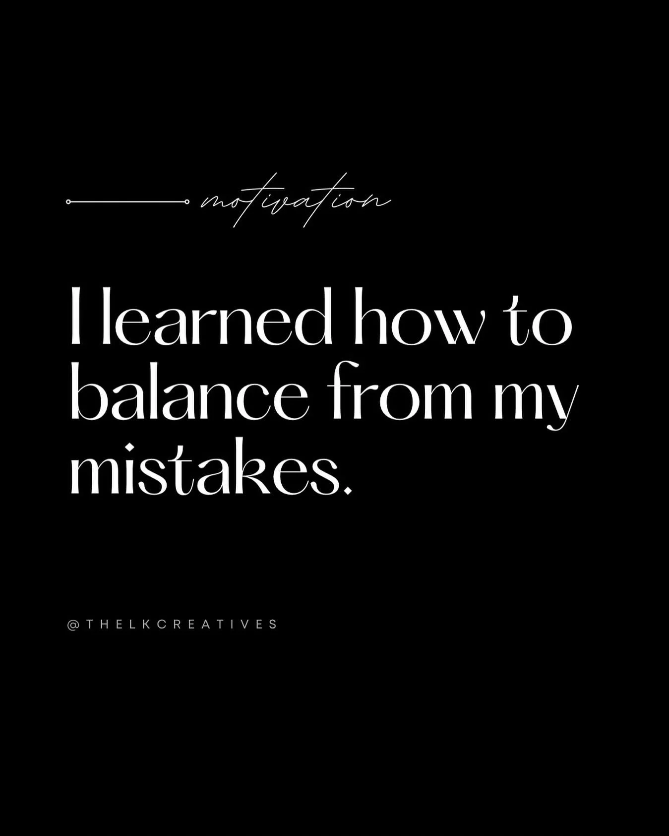 No one gets it right the first time and our priorities are all different. Give yourself grace but learn from your mistakes what balance needs to look like for you! 

#balance #wfh #wfhmomlife #entrepreneur #femalebusinessowner #mistakes #learning