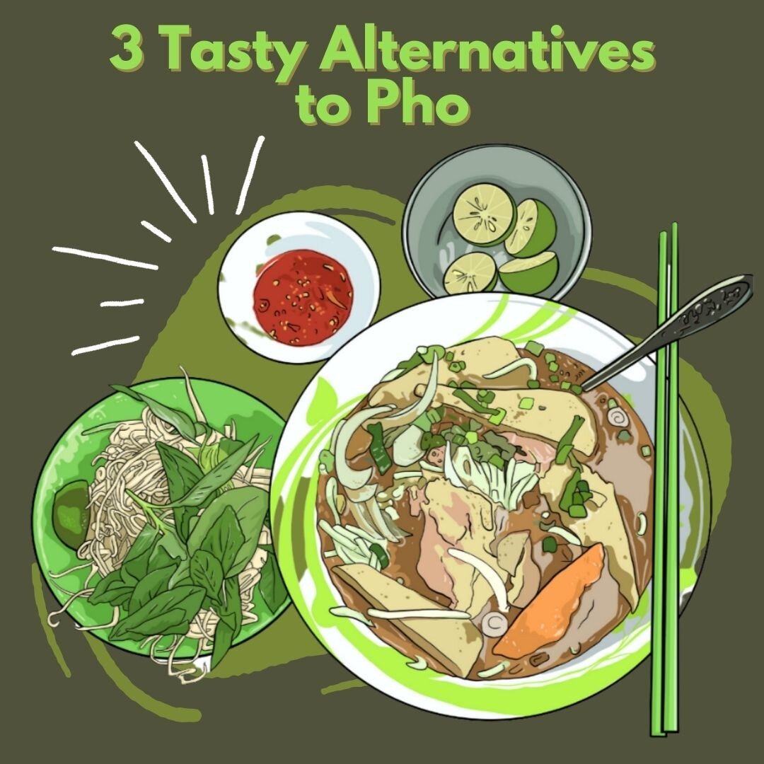 Vietnamese Food: For you foodies who enjoy eating a delicious bowl of Phở but want to switch things up a bit and challenge your taste buds, try an alternative dish like B&uacute;n B&ograve; Huế. 

B&uacute;n B&ograve; Huế is a specialty of the city o