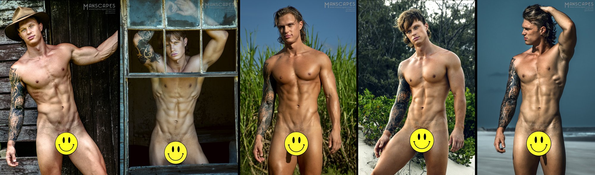 BRODIE MAYHEW SET OF 5 MANSCAPES 8 x 12 INCH PHOTOGRAPHIC PRINTS