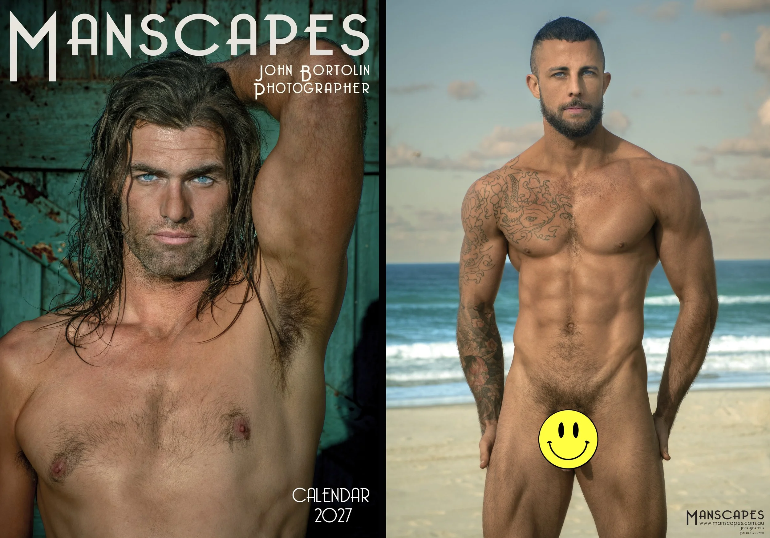 MANSCAPES 2027 CALENDAR PRESALES - PURCHASE BEFORE 21ST SEPT TO RECEIVE A FREE 8 X 12