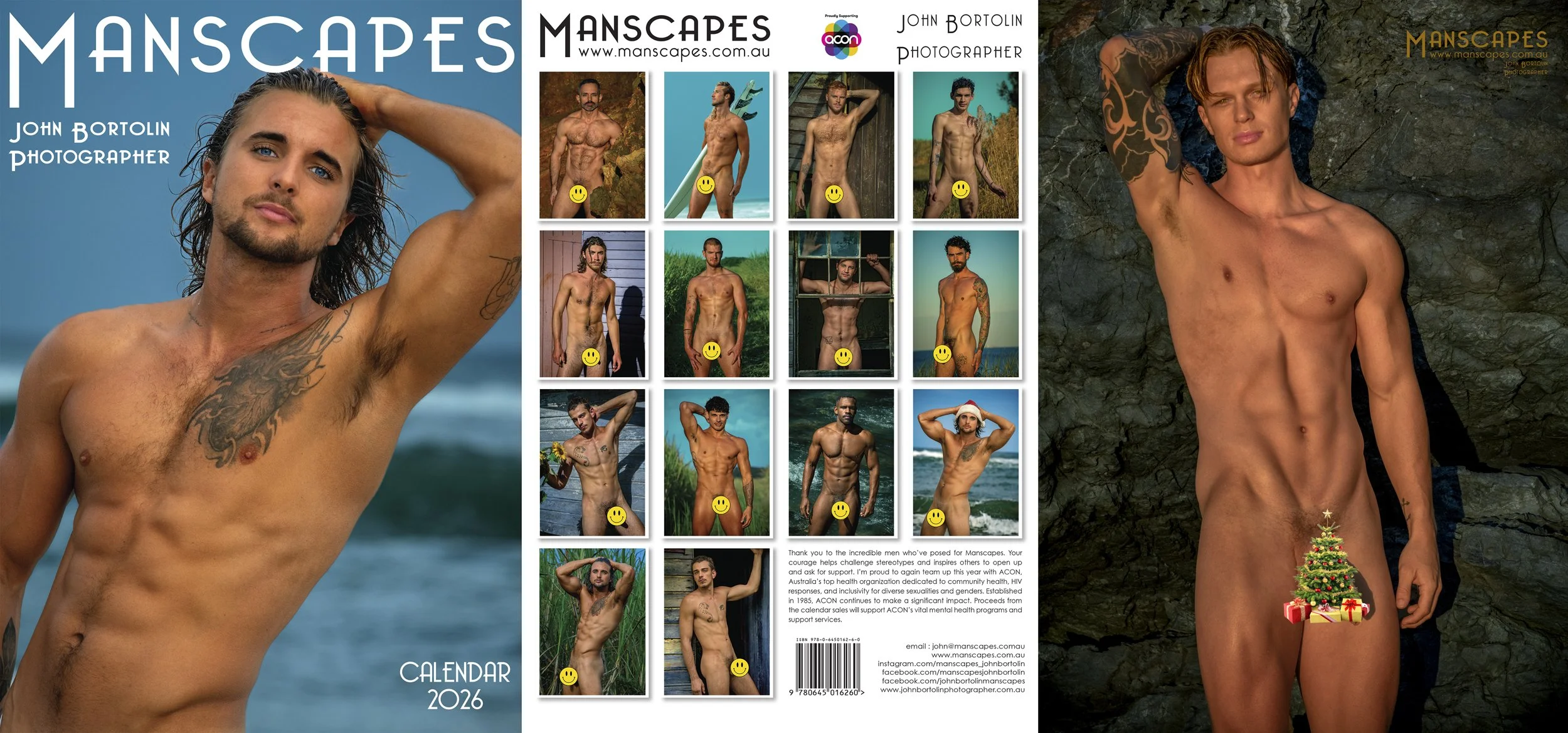 MANSCAPES 2026 JERONIMO CALENDAR COVER - PLUS A FREE X 12