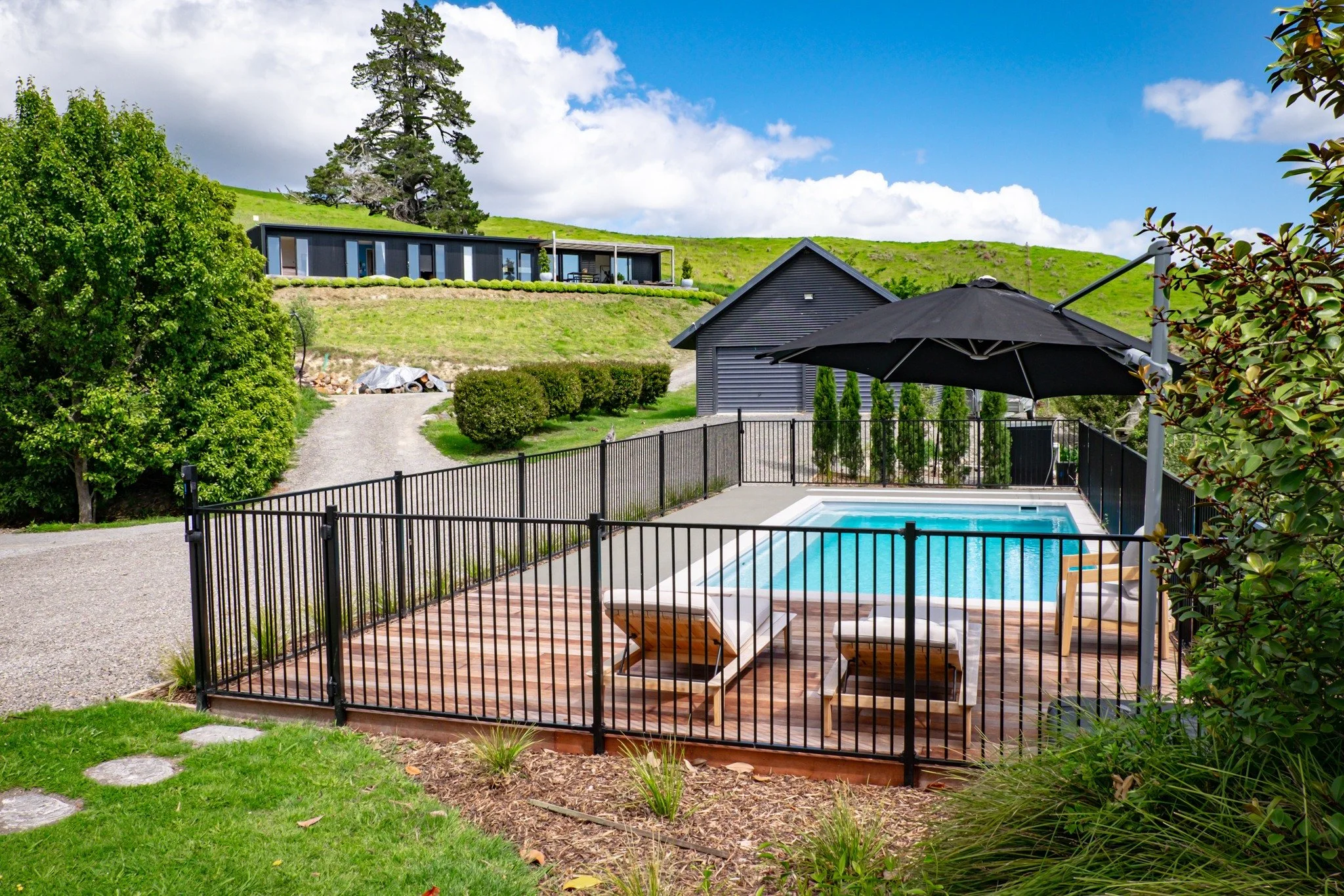 Using a swimming pool as a place to bring together three generations living on one property. This area makes our lovely clients' dream come true while being safe and compliant by using durable aluminium fencing. 💦
#nvp #nvpools #newvisionlandscapes