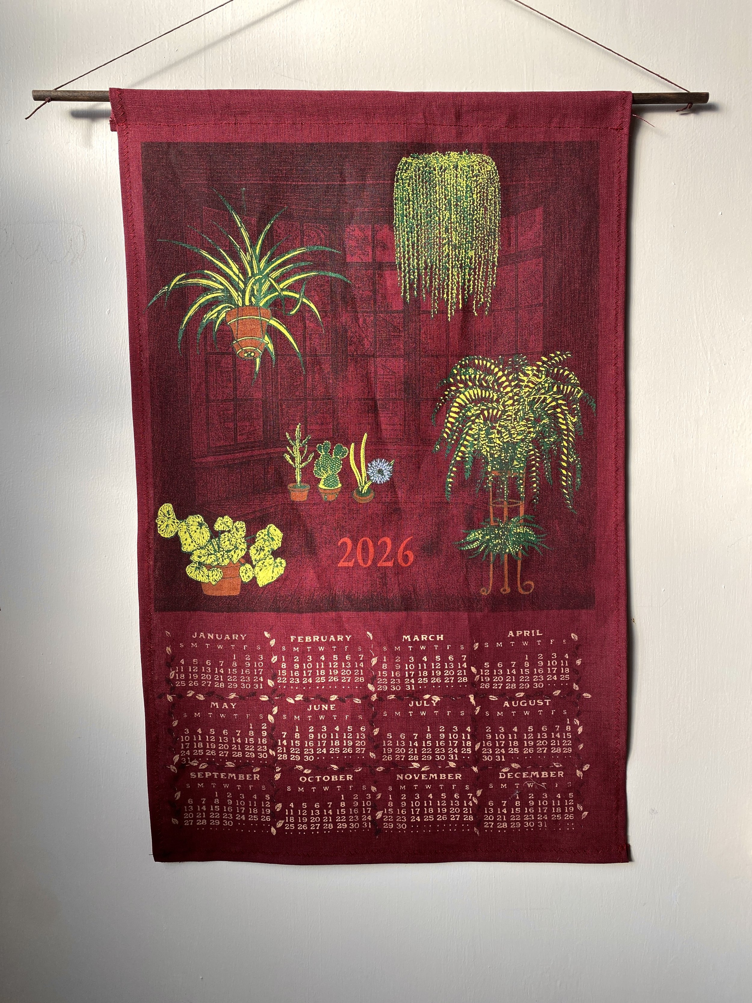 2026 Linen Wall Calendar