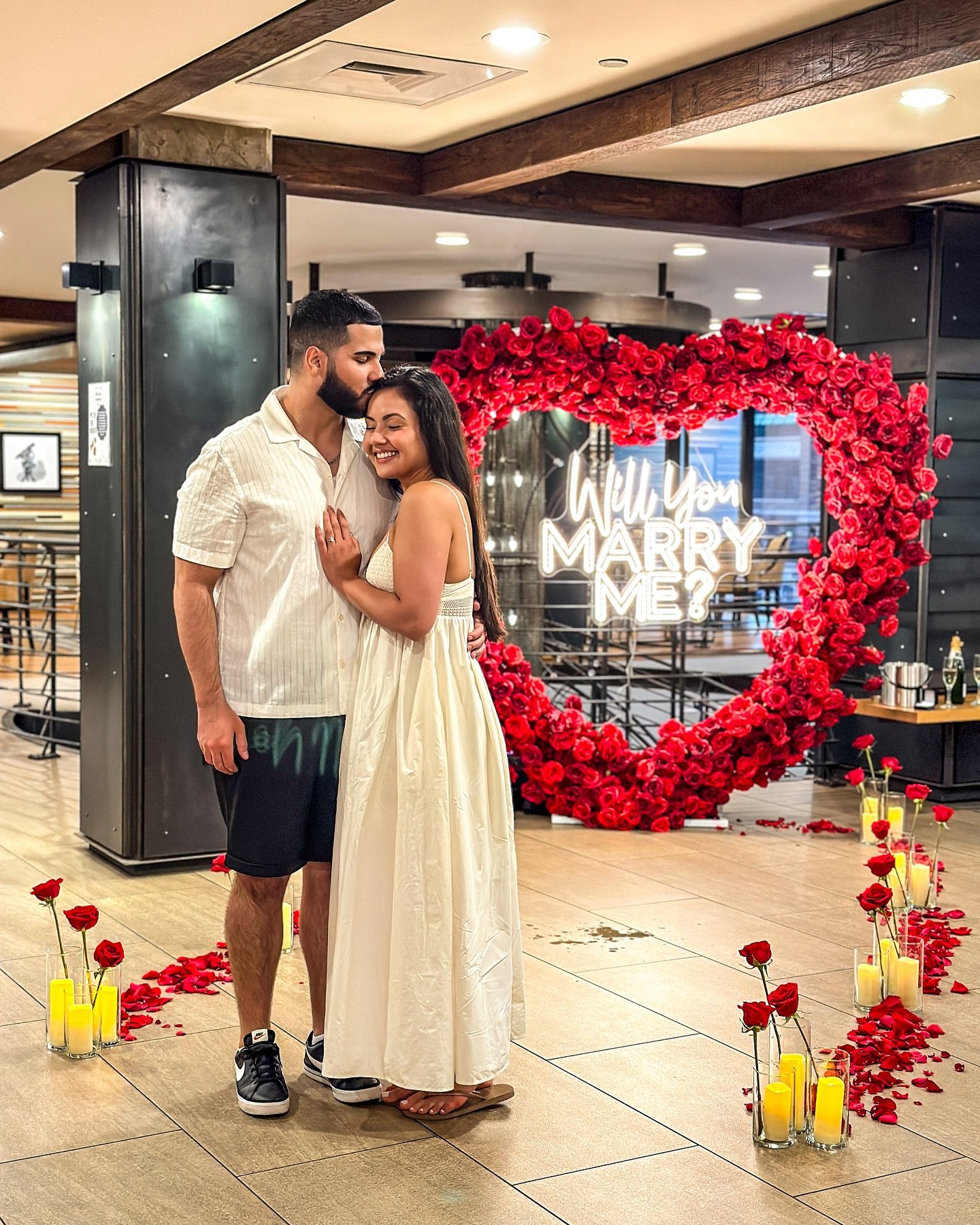 2024 has already been a year full of proposals 💍, and this was one of our favorites to set up! Congratulations to our client, Amir, and his fianc&eacute;e! 🥹&hearts;️✨ 

#phillyproposal #engagedinphiladelphia #shesaidyes