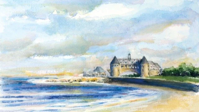 I am honored that the Garden Club of America Annual 2025 Zone II Meeting hosted by the South County Garden Club, has chosen my painting of the iconic Towers in Narragansett for their meeting image. Thank you SCGC and GCA!