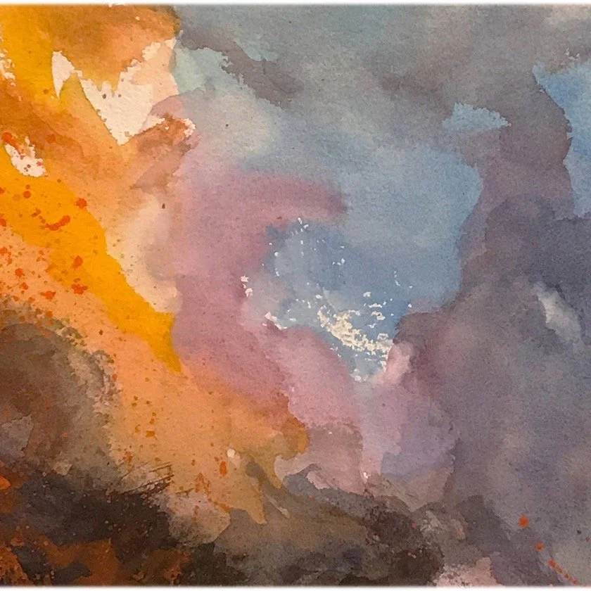 I am thrilled and honored that the President of Smith College just bought this 2 paintings from my Solo Art show at Smith, Alumnae House Gallery. Omega Nebula and Sky Meets Sea.