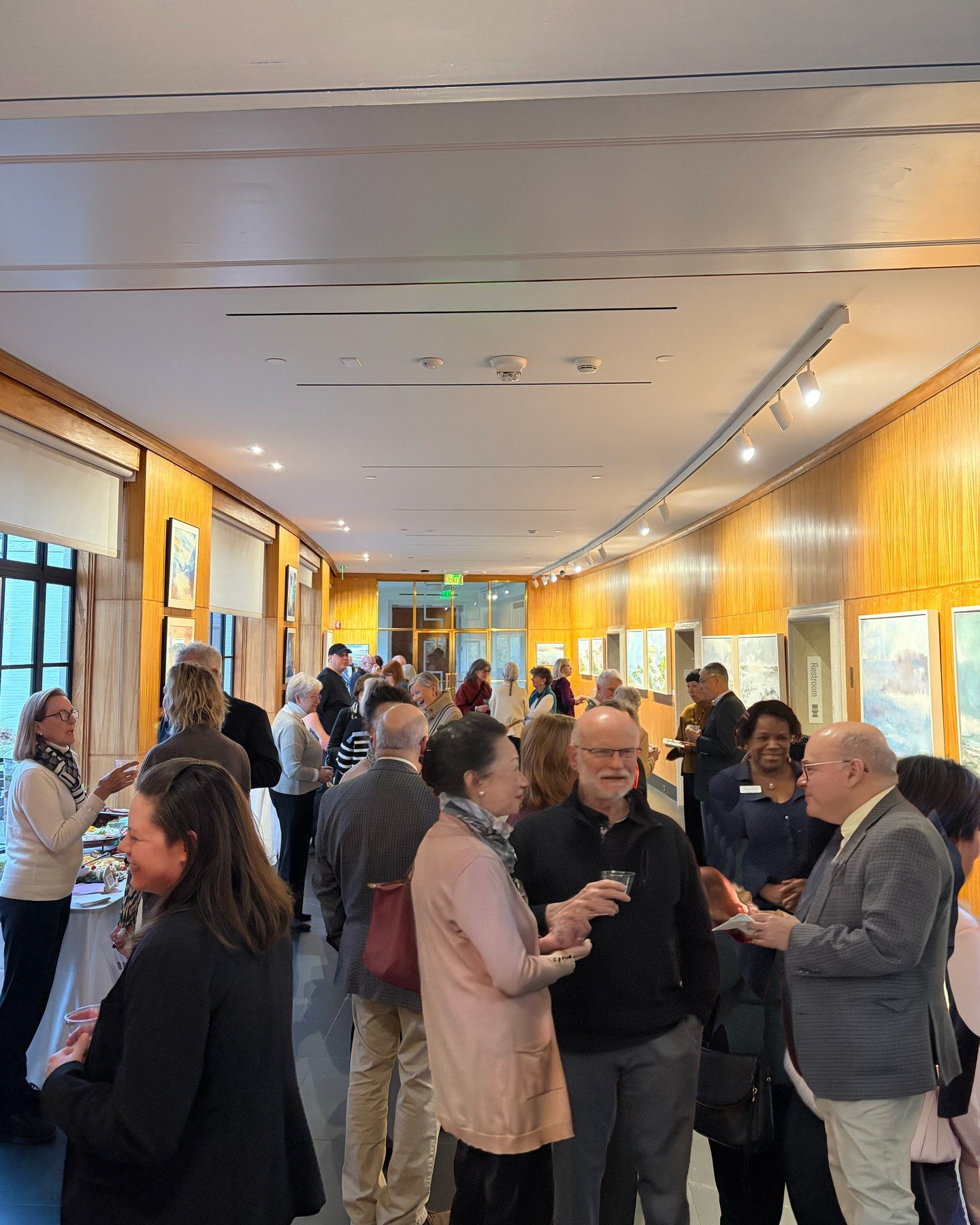 My Reception at the Smith College Alumnae House Gallery was all I hoped for. The space is so beautiful and light-filled, and the warm wood-paneled walls perfectly set off the art. I am so grateful to all who made this happen. Stop in if you're nearby